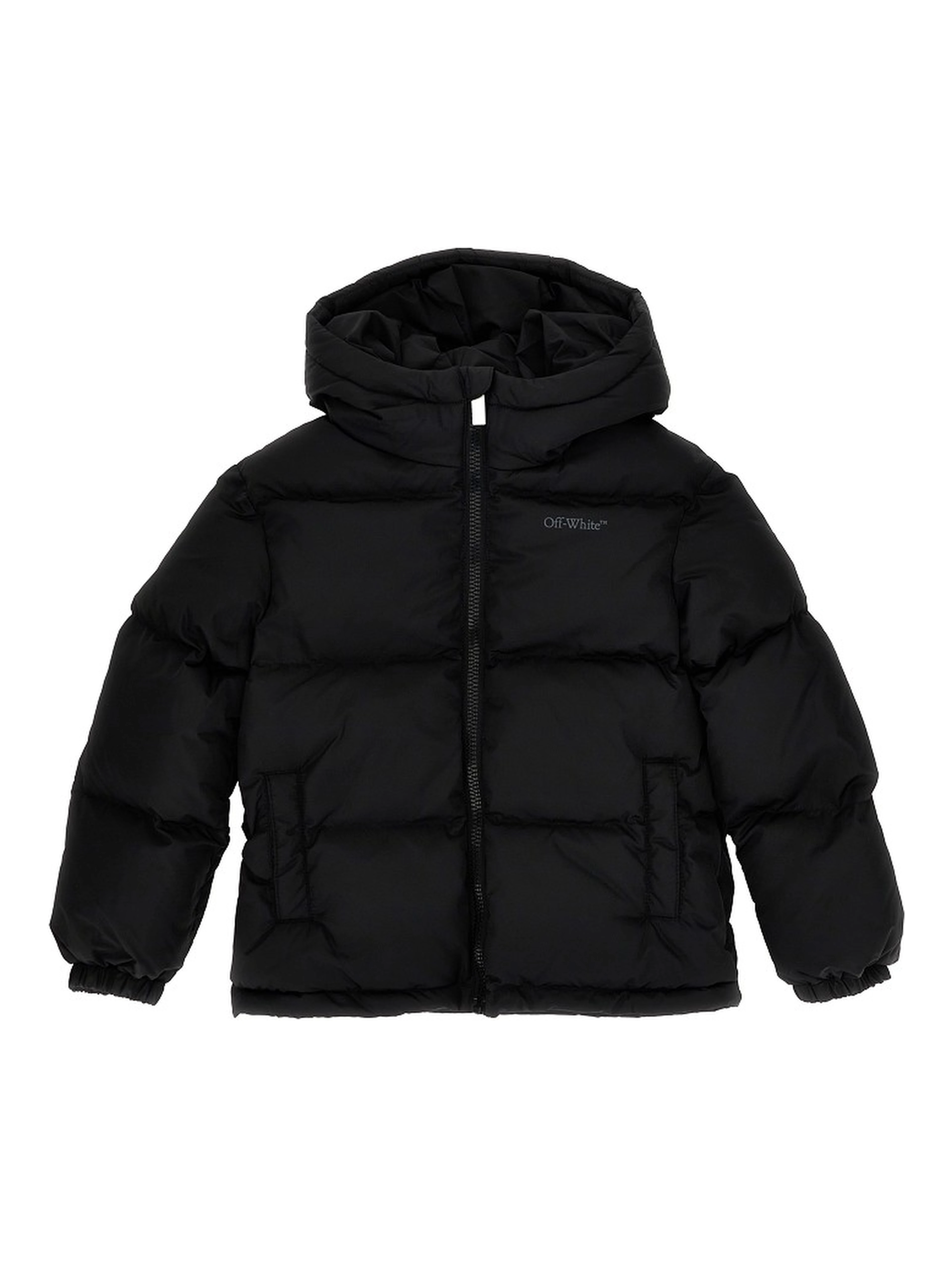 Arrow print padded jacket