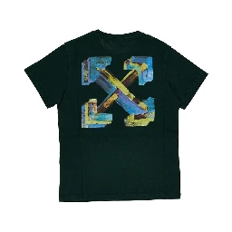 'Arrow Watercolor' print T-shirt
