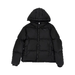 Arrow print padded jacket