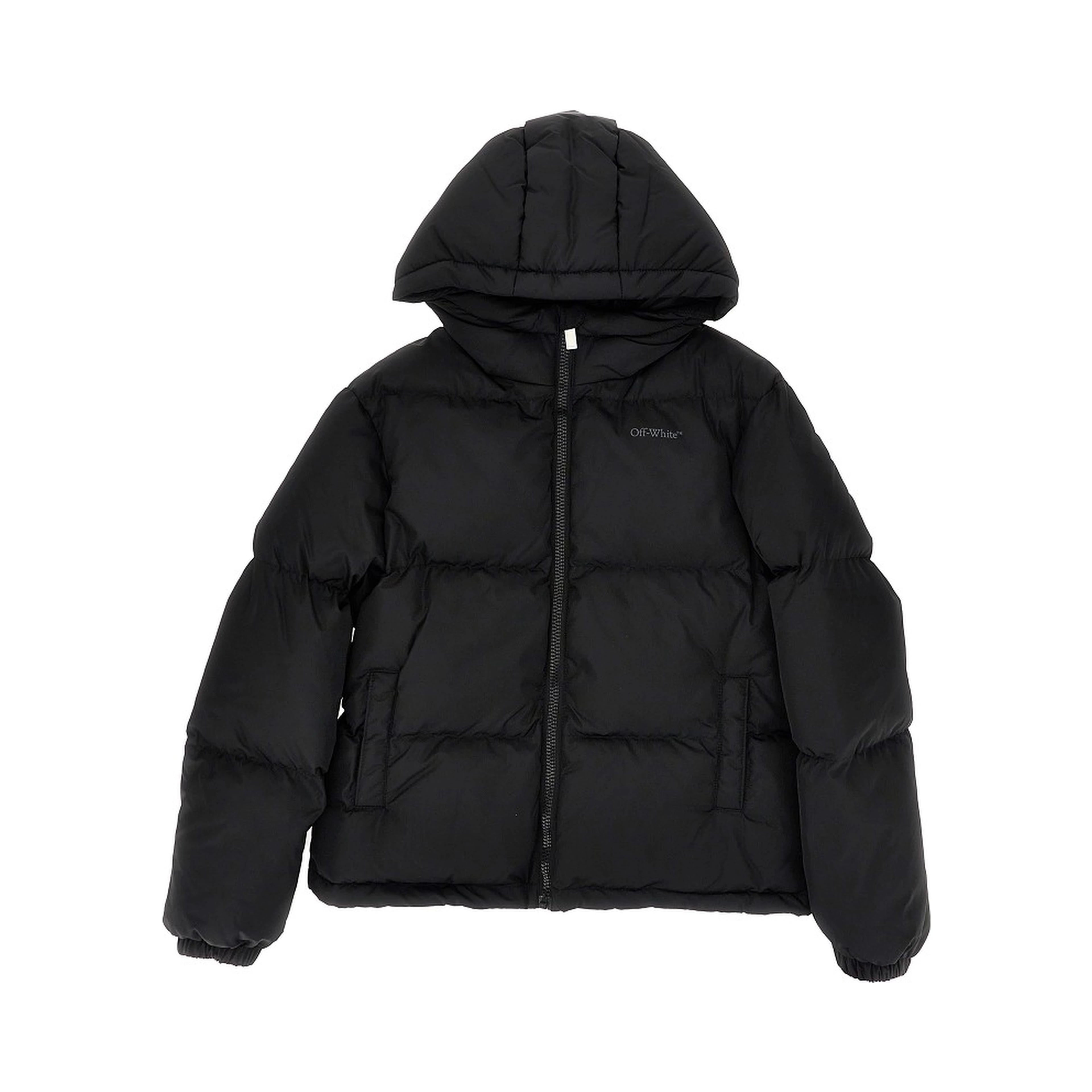Arrow print padded jacket