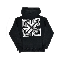 Arrow print full-zip hoodie