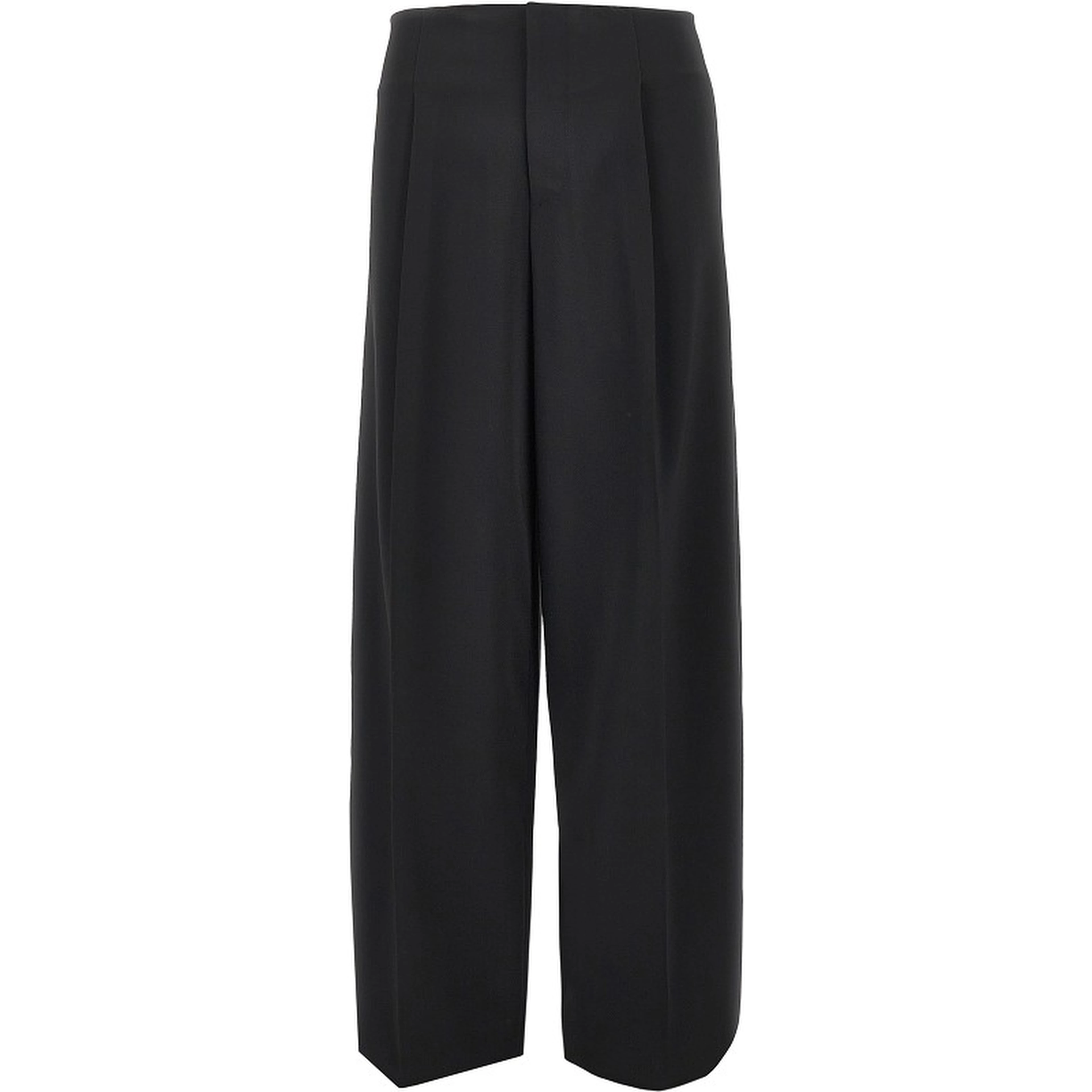 Wide leg pleated pants