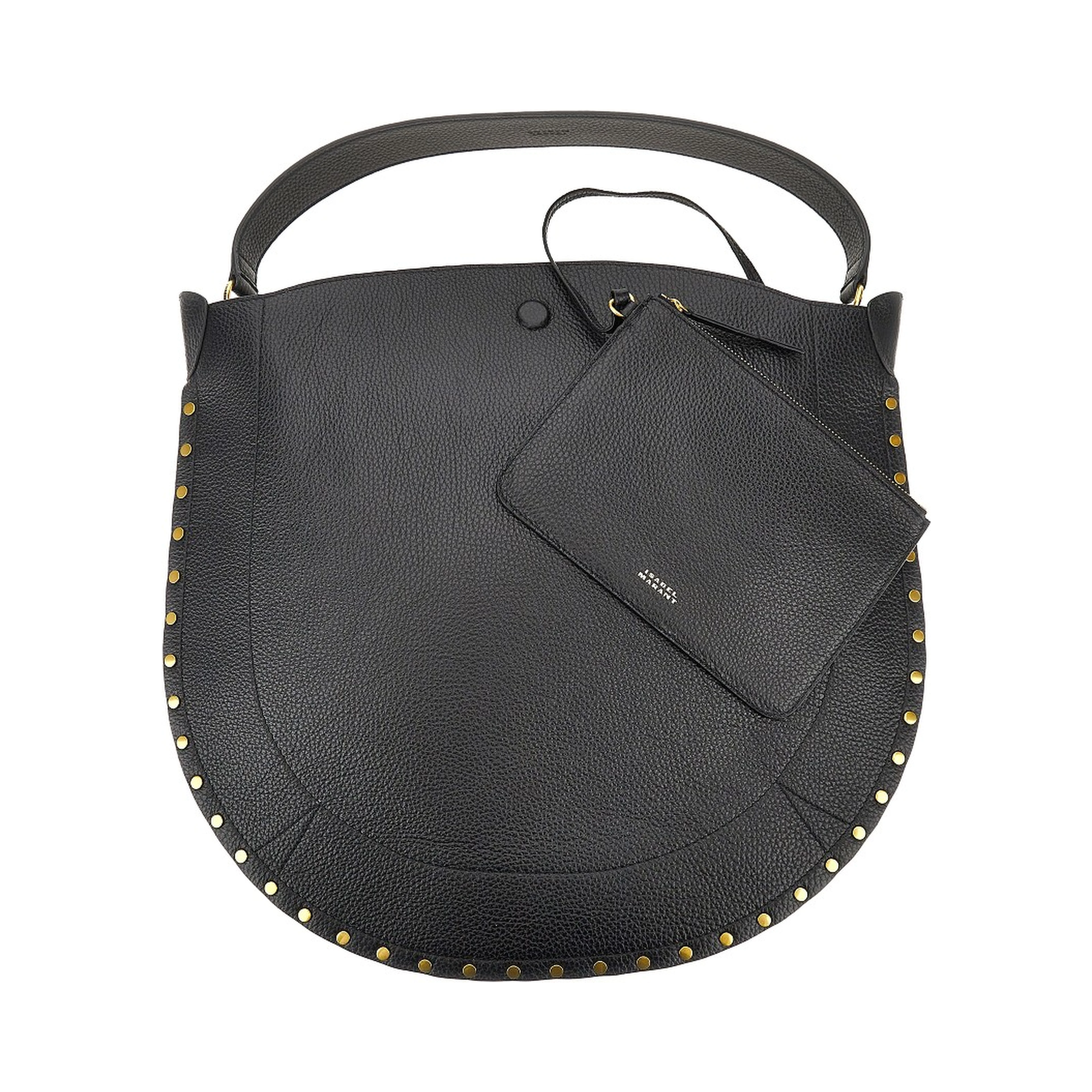 Grained leather Oskan Hobo Soft bag