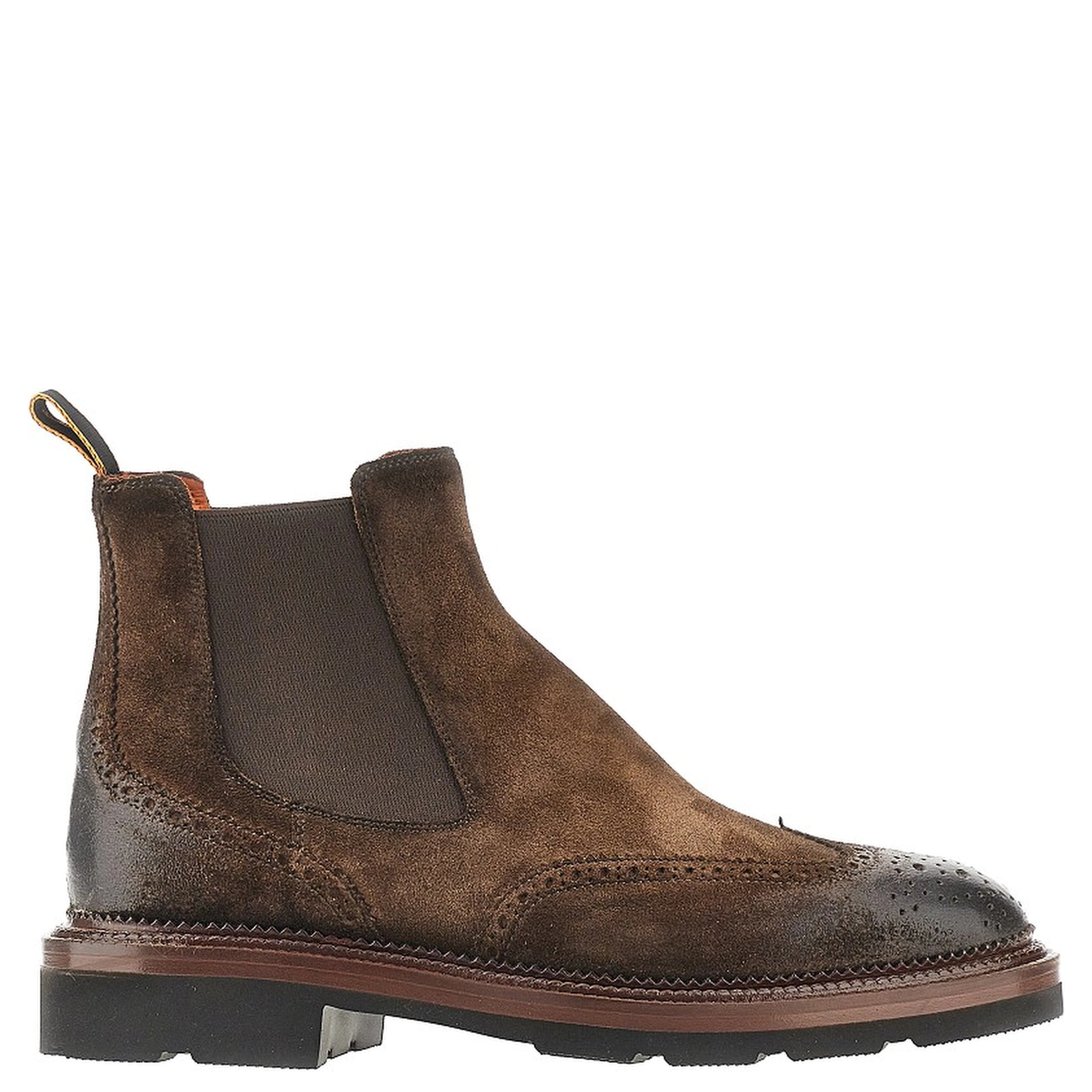 Suede leather Chelsea boots
