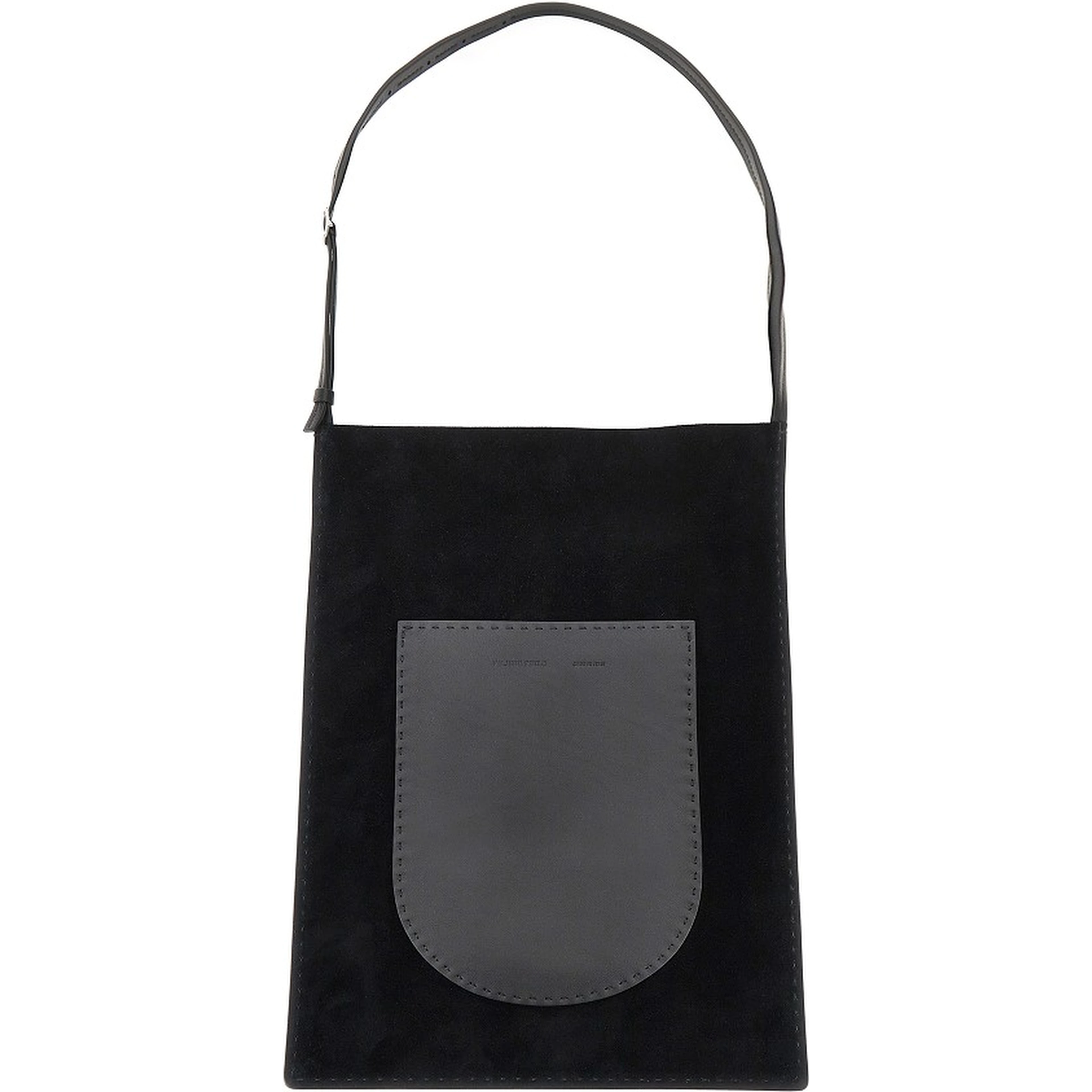 'Glove' suede leather tote bag