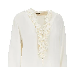 Ruffled blouse