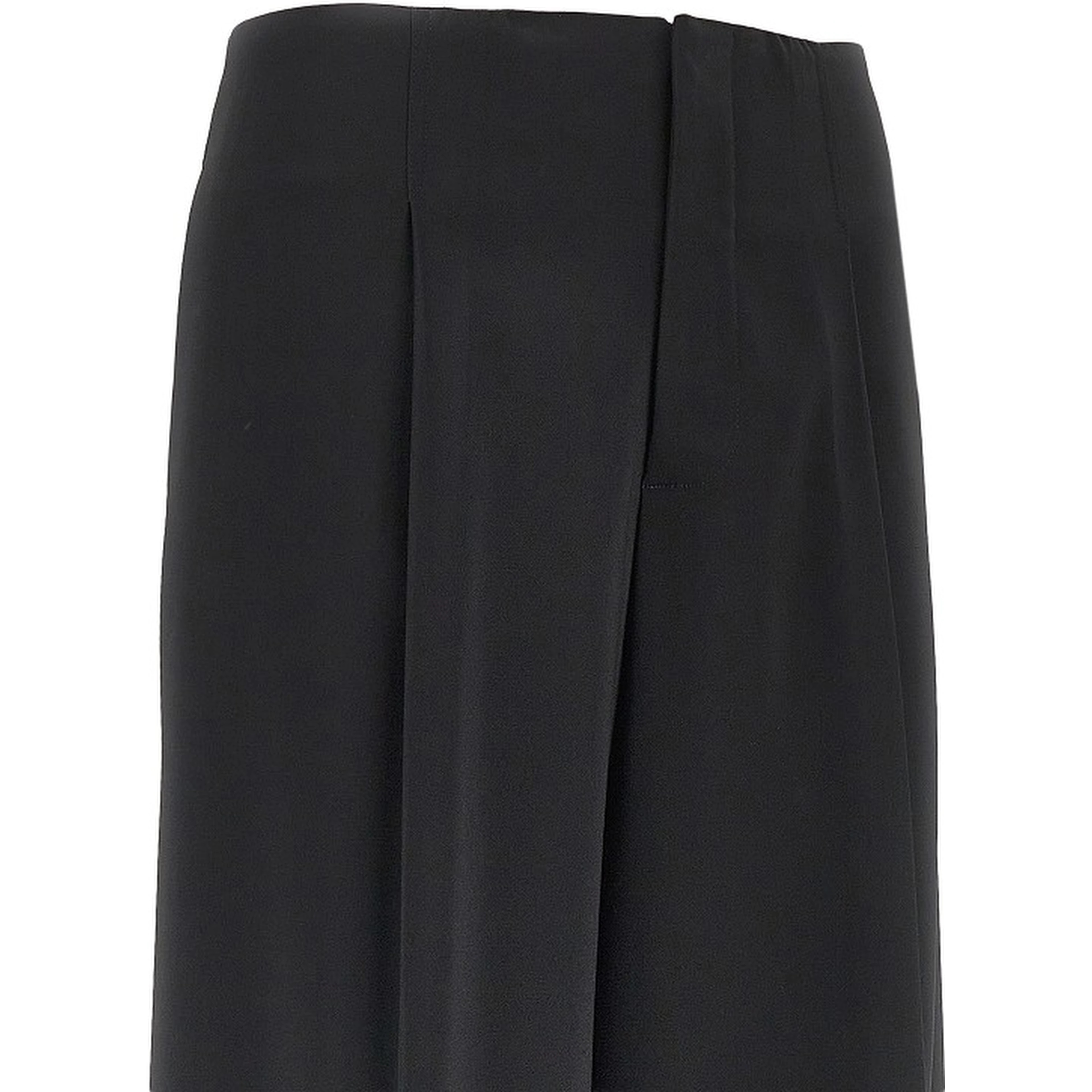 Wide leg pleated pants