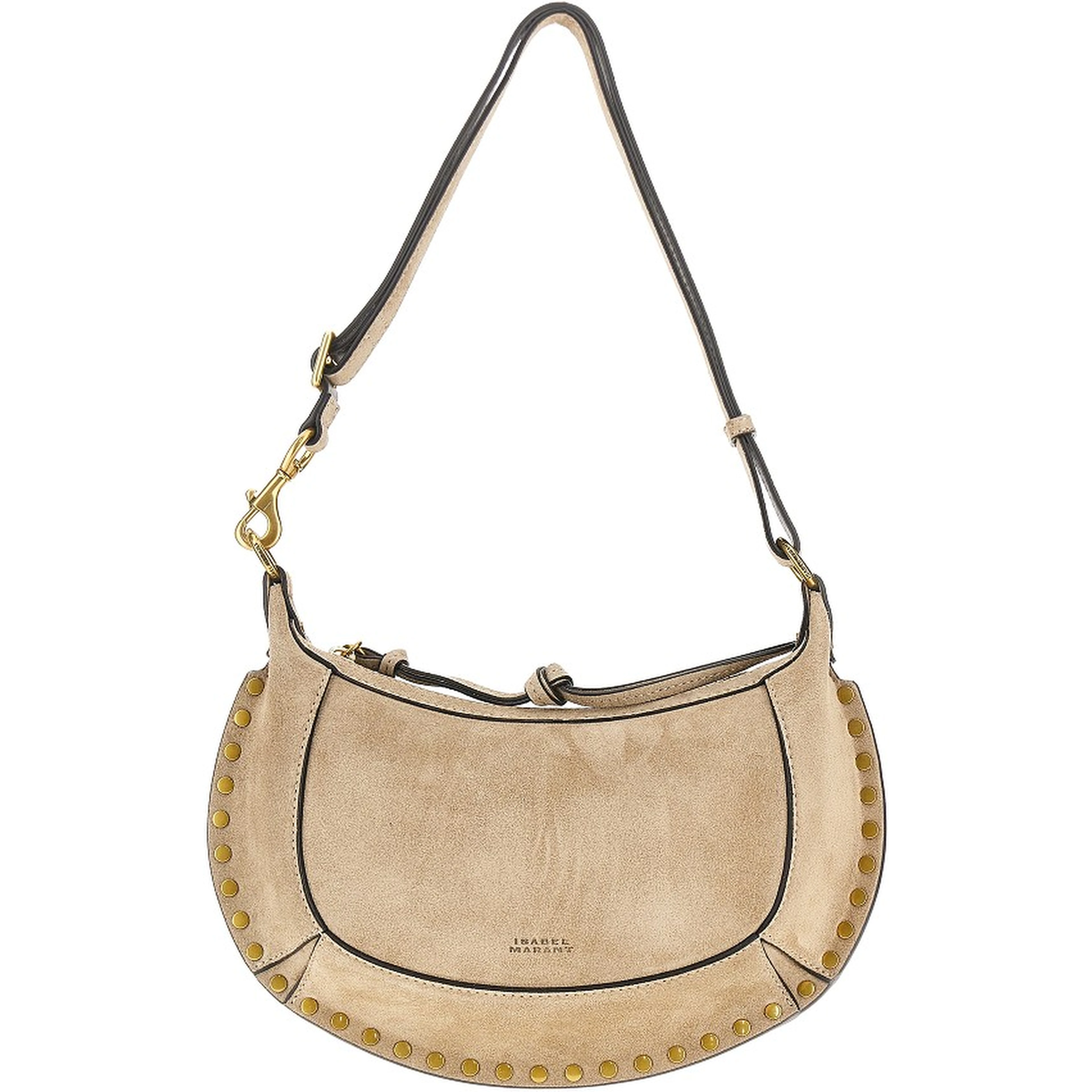 Suede leather Oskan Moon bag