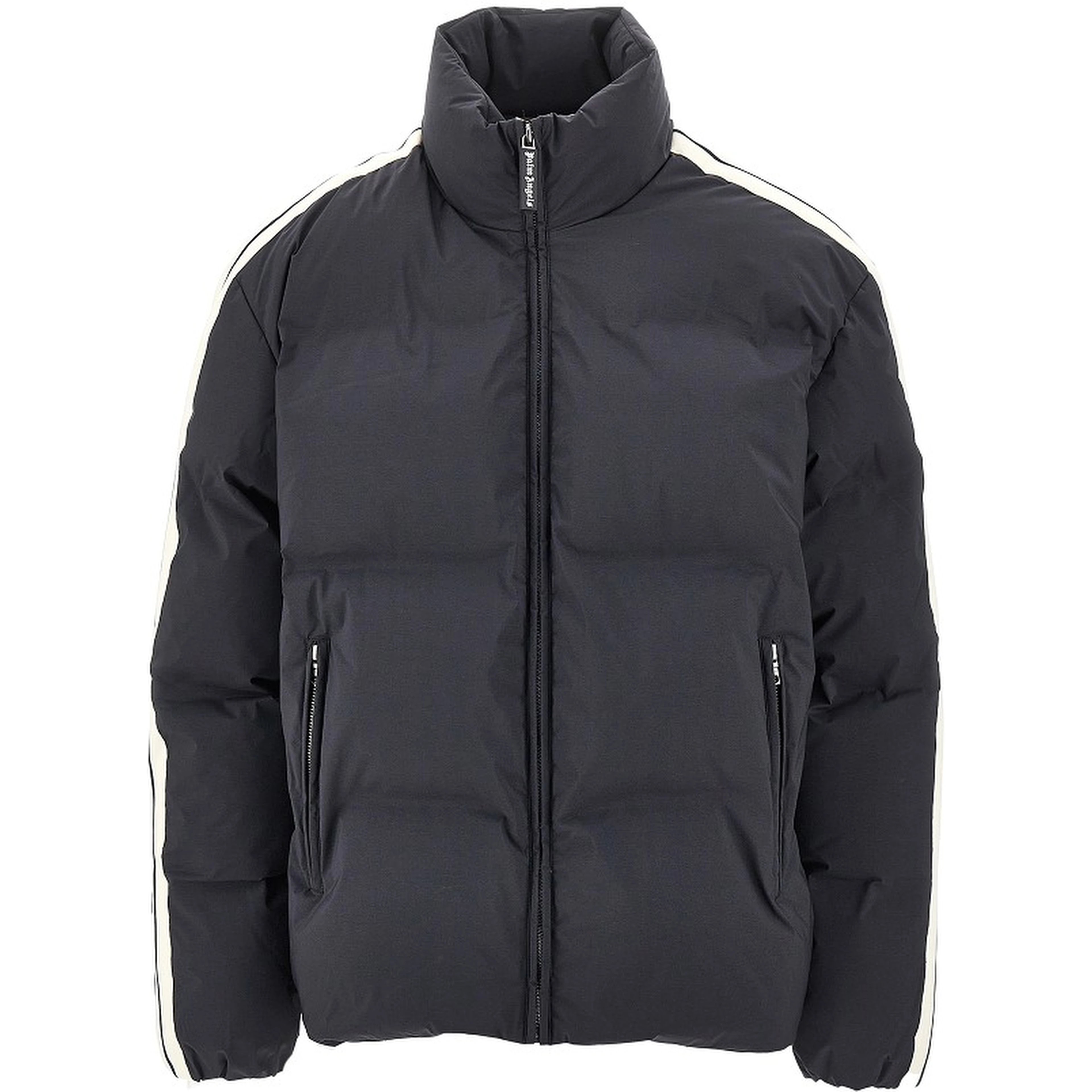 Logo print Track puffer jacket