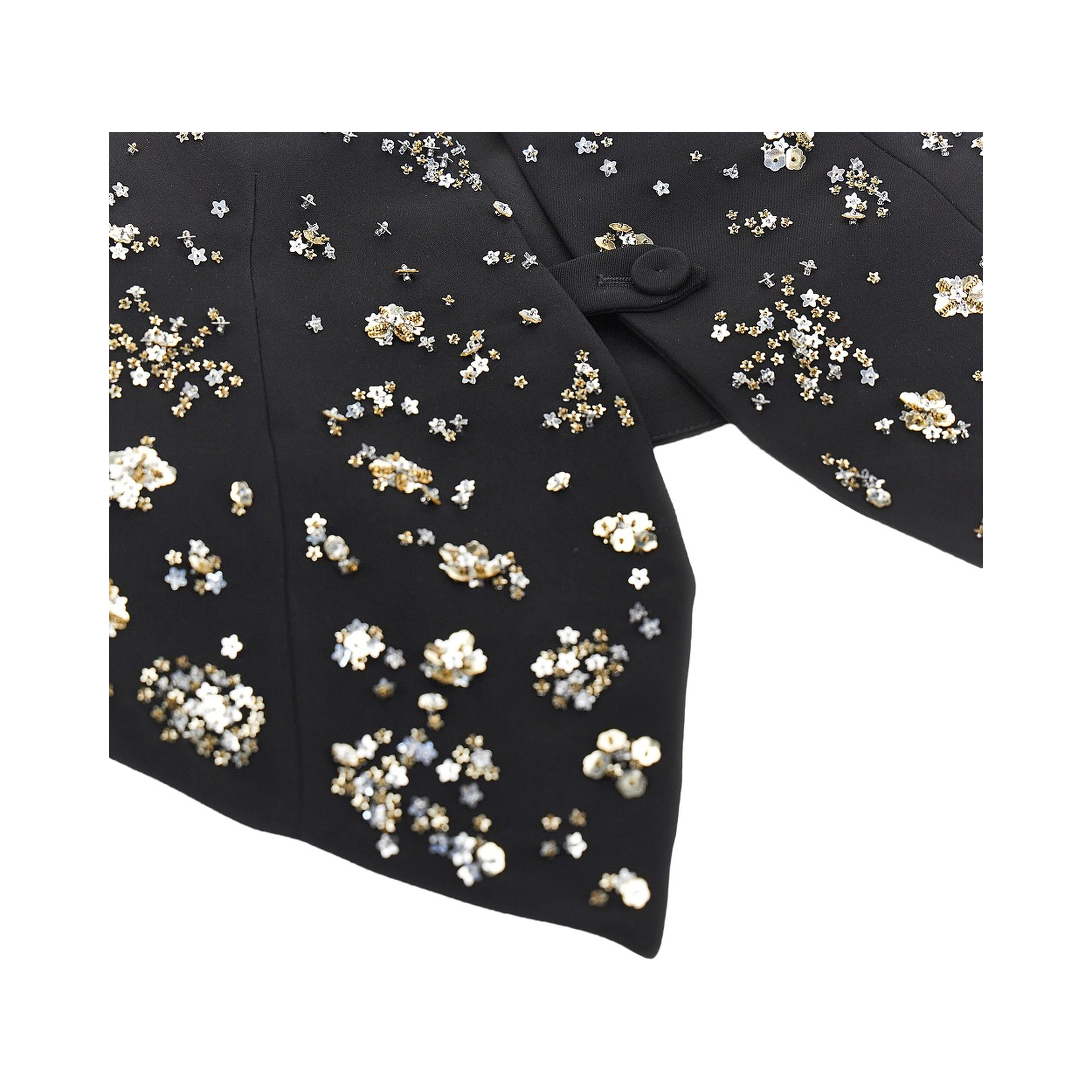 Embroidered tailored vest