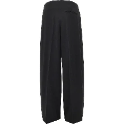 Wide leg pleated pants