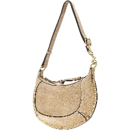Suede leather Oskan Moon bag