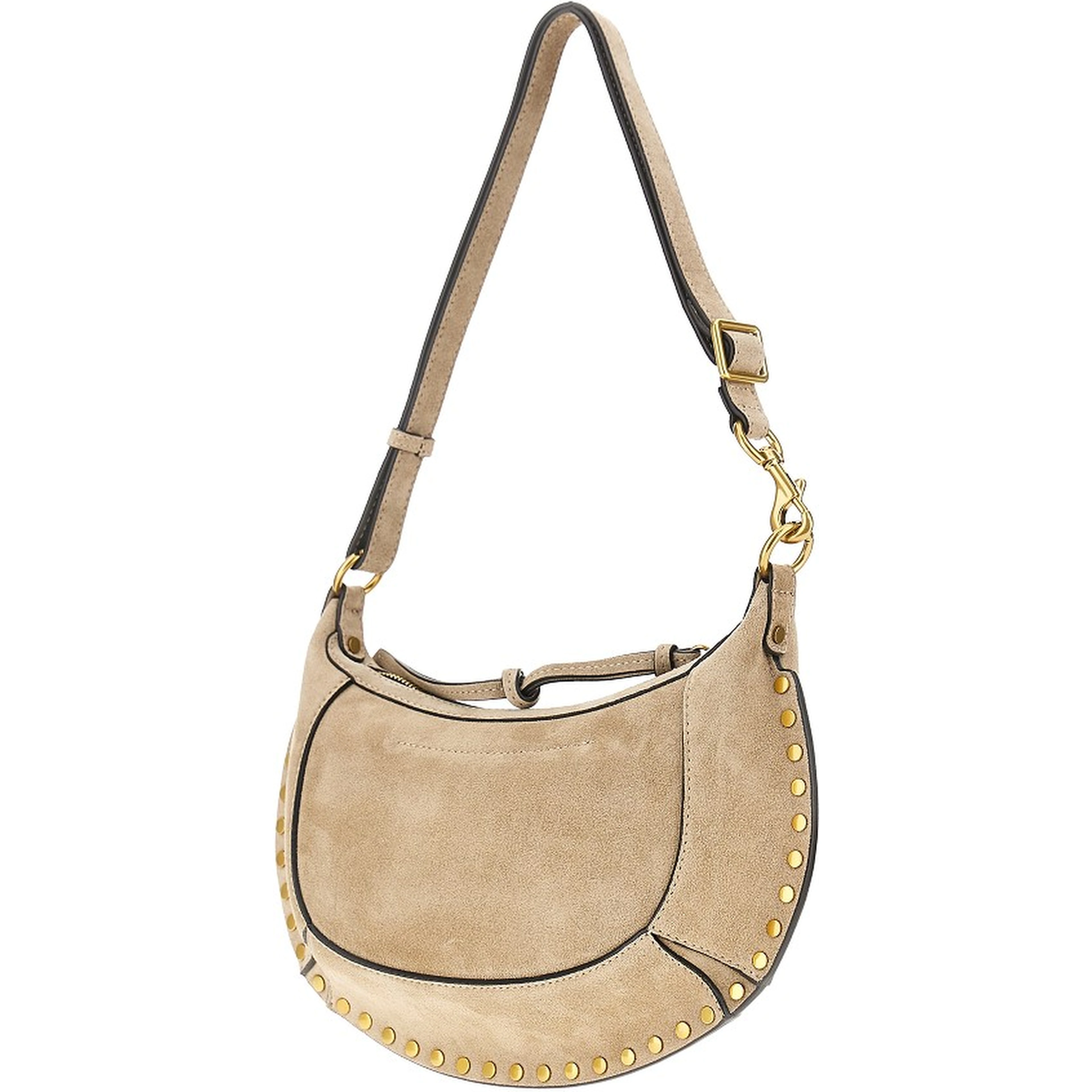 Suede leather Oskan Moon bag