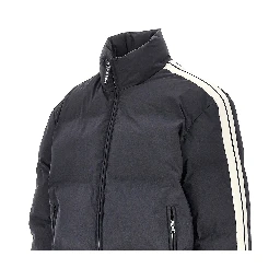 Logo print Track puffer jacket