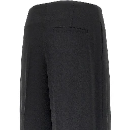 Wide leg pleated pants