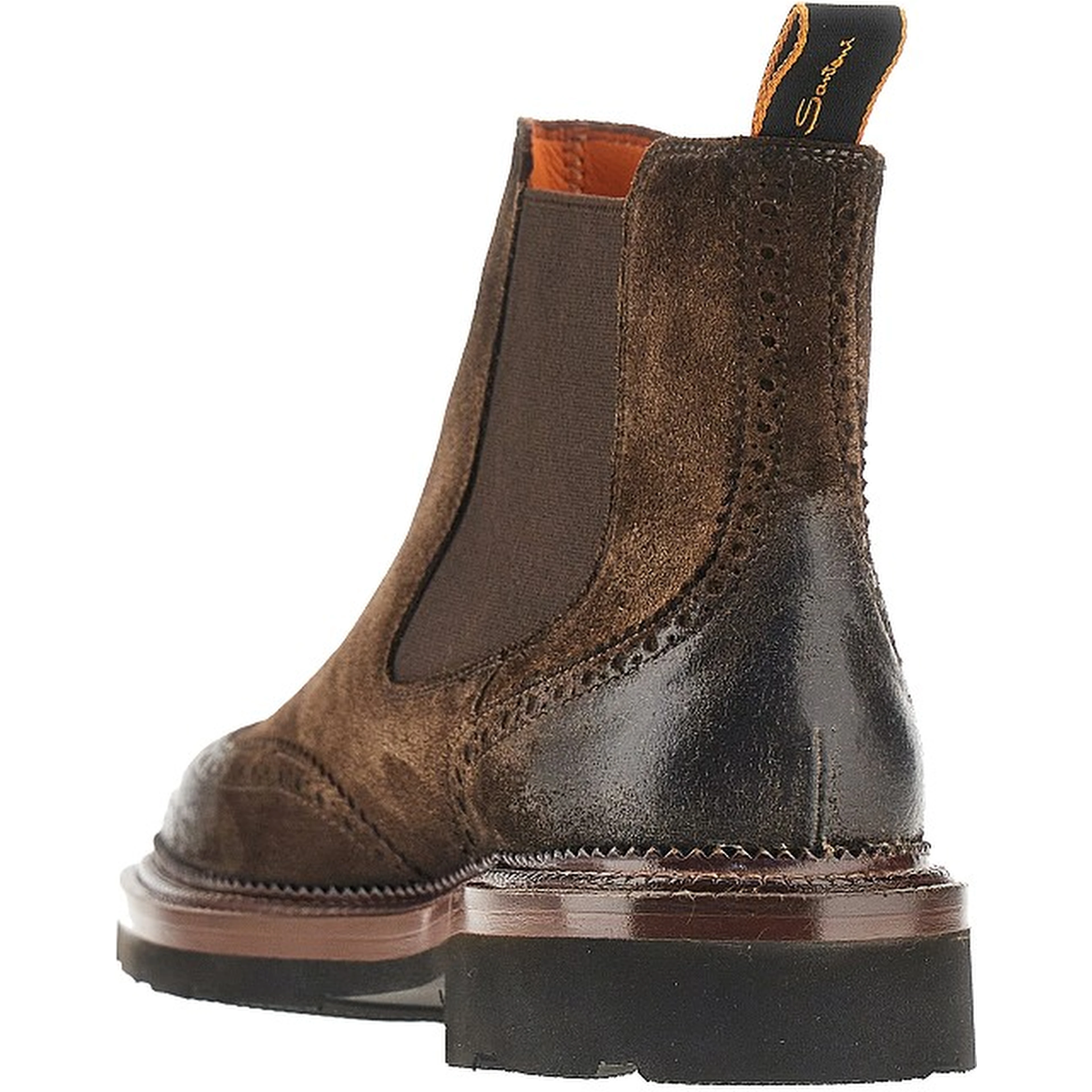 Suede leather Chelsea boots