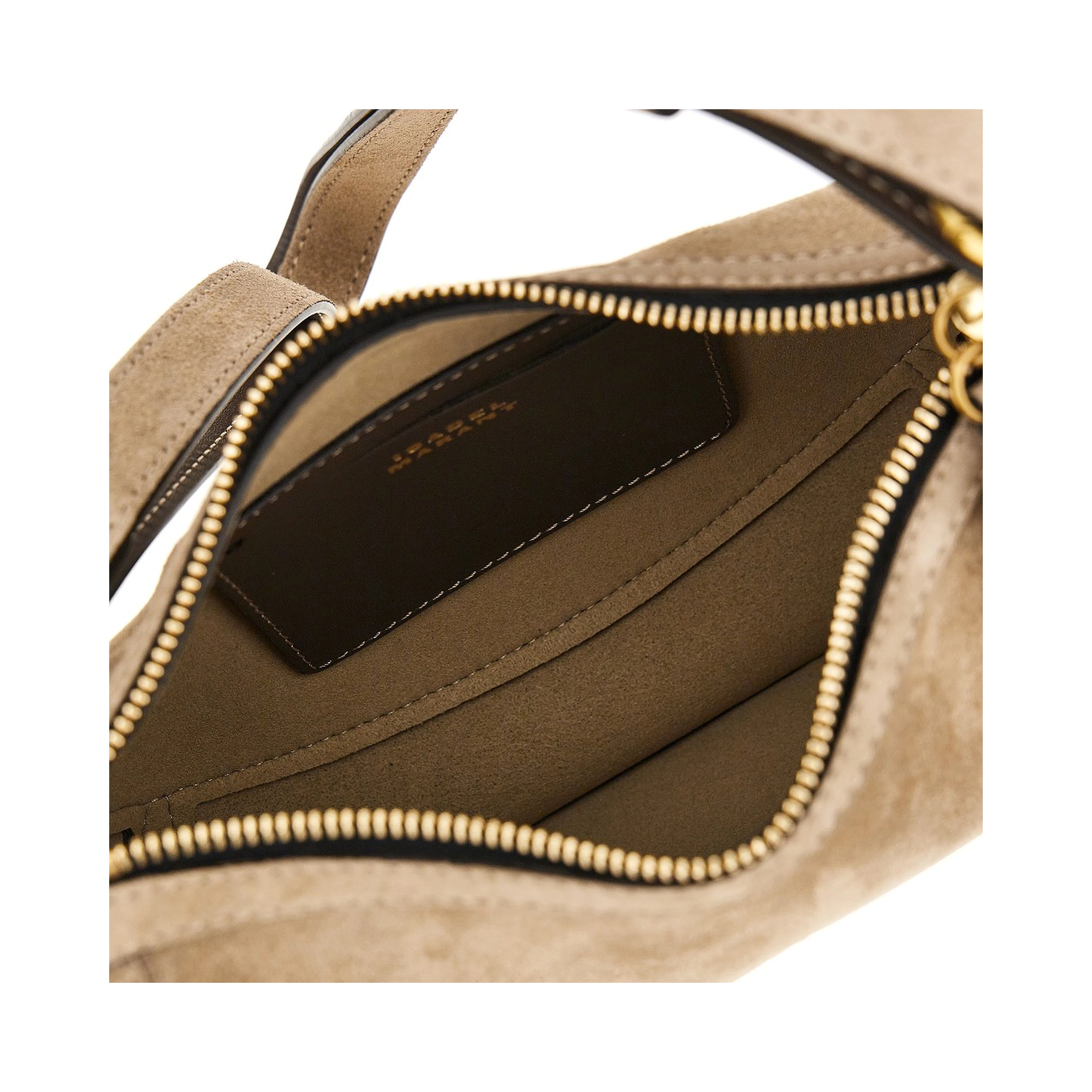 Suede leather Oskan Moon bag