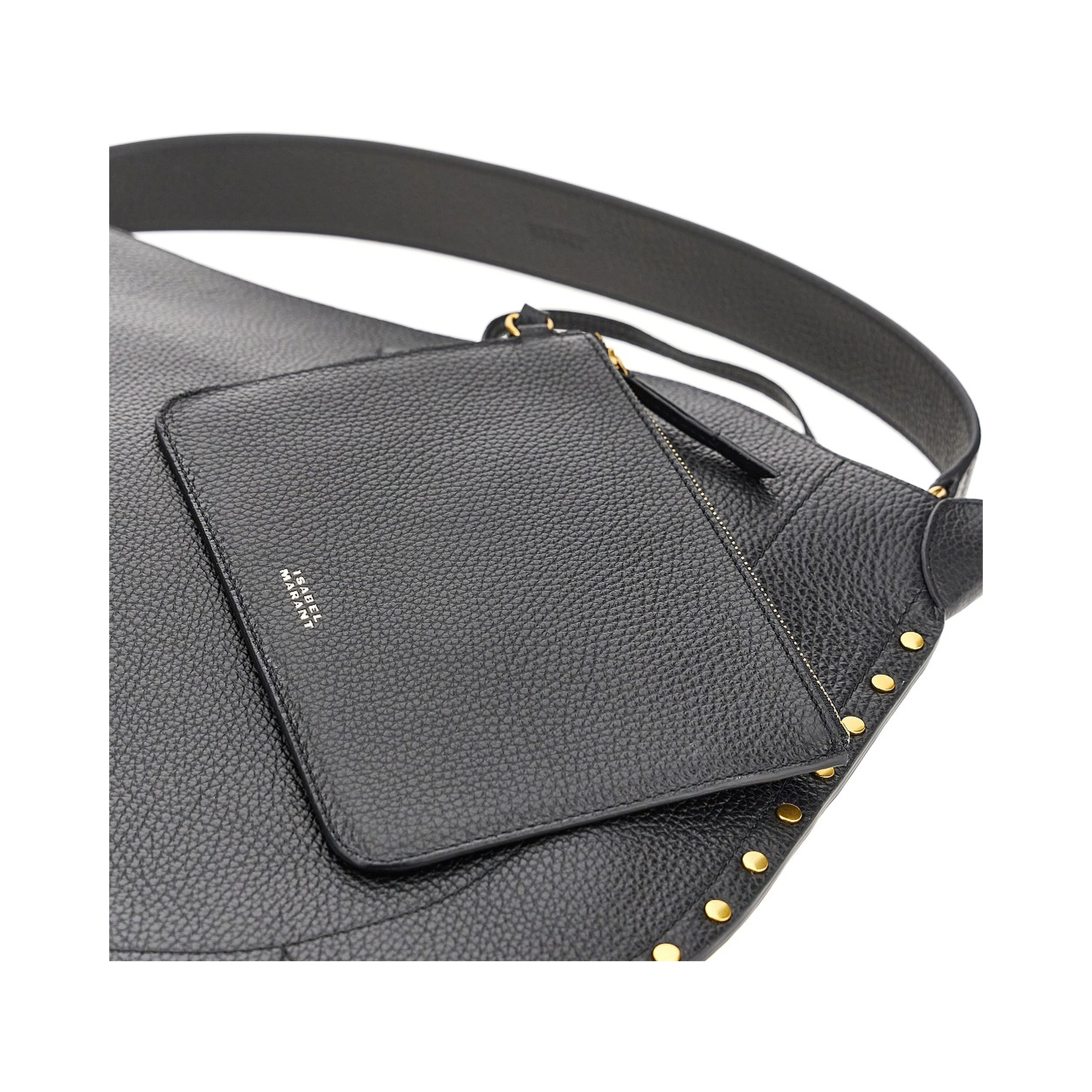 Grained leather Oskan Hobo Soft bag