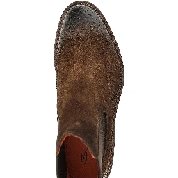 Suede leather Chelsea boots