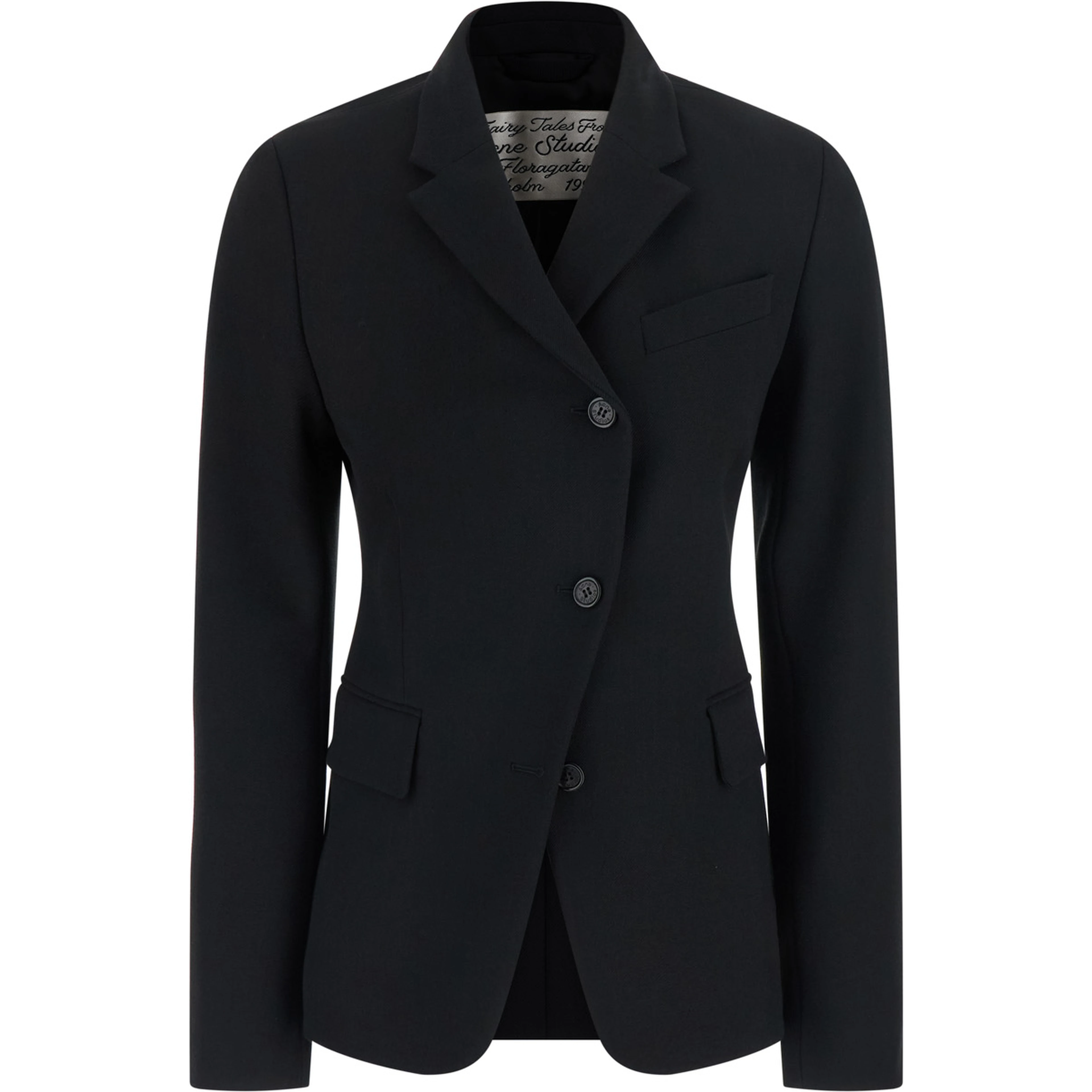 Jacket with Black Leather Details