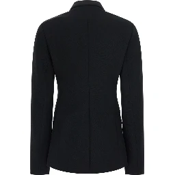 Jacket with Black Leather Details