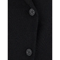 Jacket with Black Leather Details