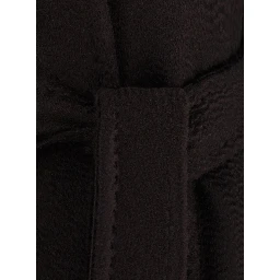 Coat MANUELA with elegant details in Tech Fabric in Brown for Women