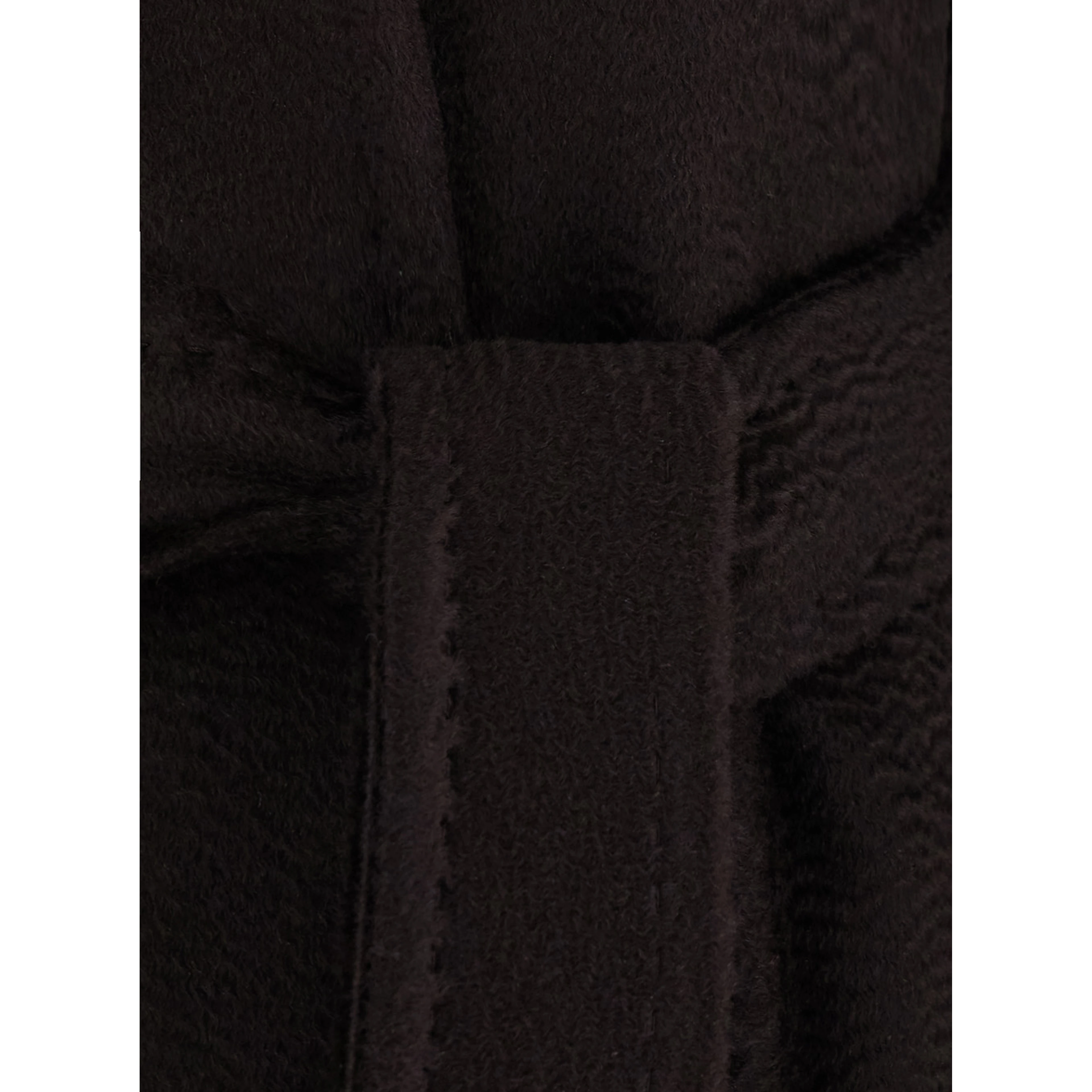 Coat MANUELA with elegant details in Tech Fabric in Brown for Women
