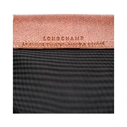 Handbag Le Pliage S with Engraved Logo in Recycled Canvas Black Women