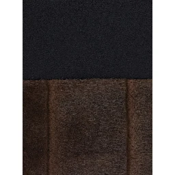 DUELLA Skirt in synthetic fur with recycled polyester composition and black color for women