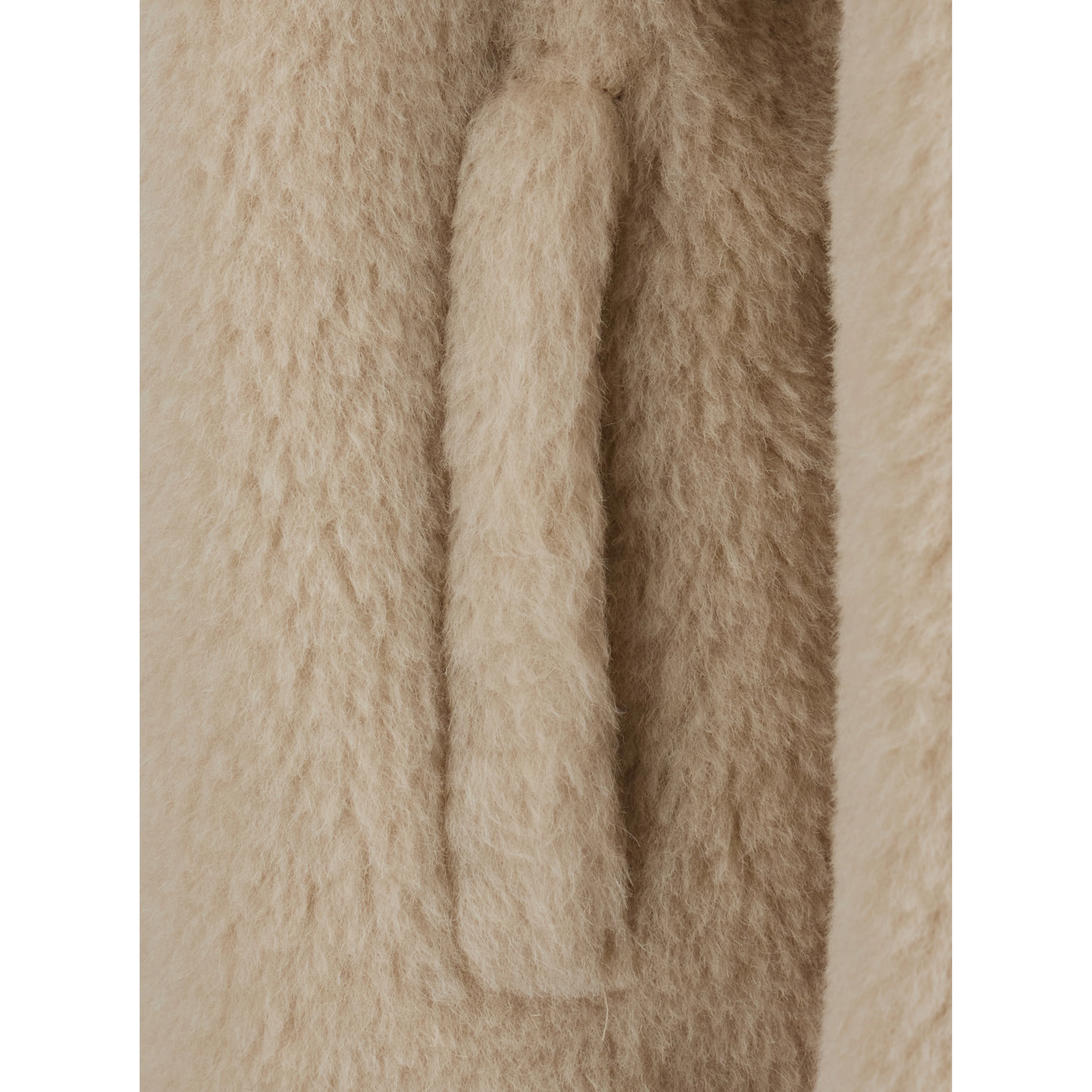 SPADINO Coat with Notched Revers and Long Sleeves in White Tech Fabric for Women