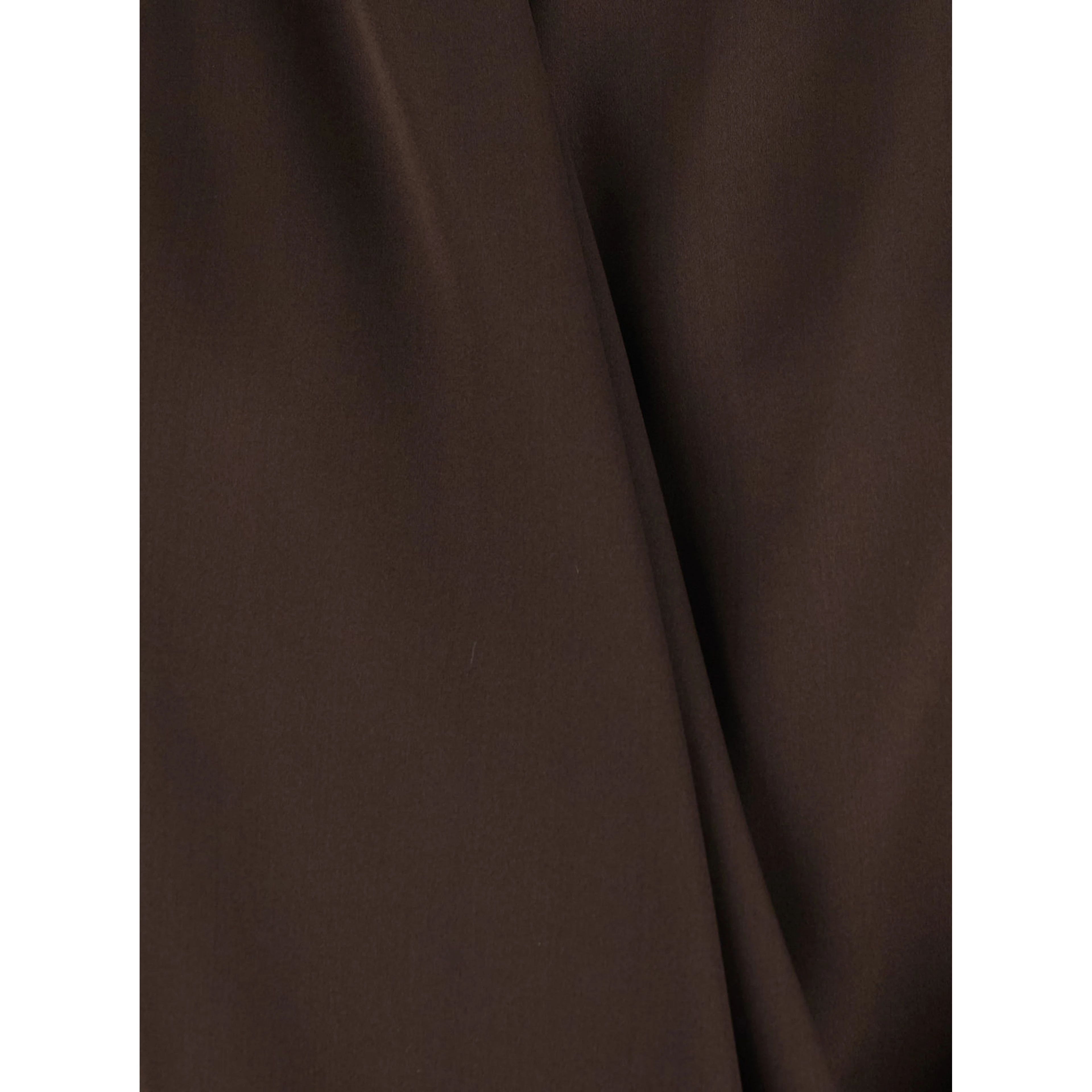 Womens brown fabric wrap top