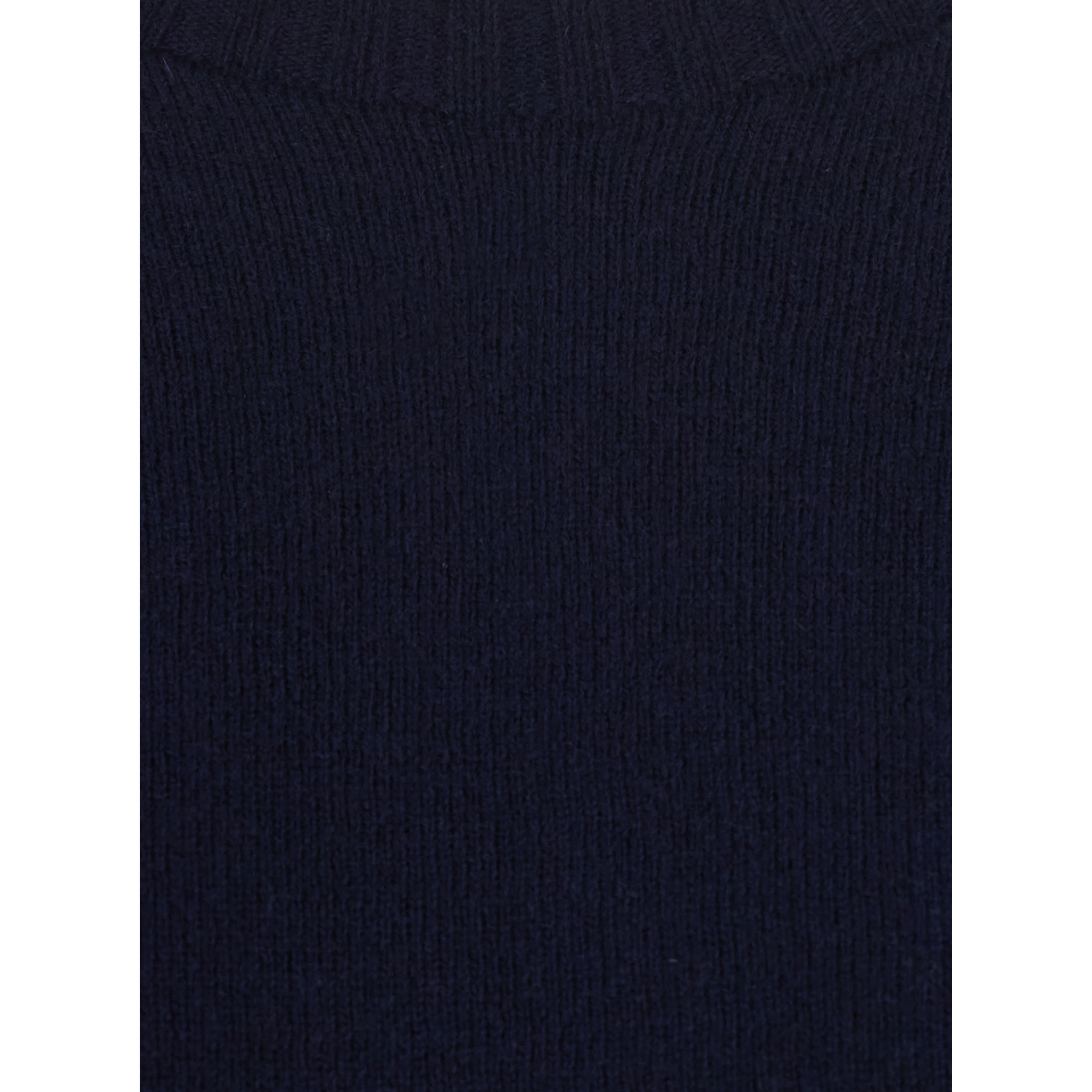 Classic V-neck Long Sleeve Top in Tech Fabric Blue Women