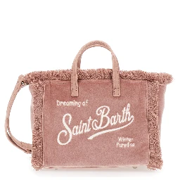 MC2 SAINT BARTH KIDS Vanity Mini Velvet in pink Tech Fabric for women