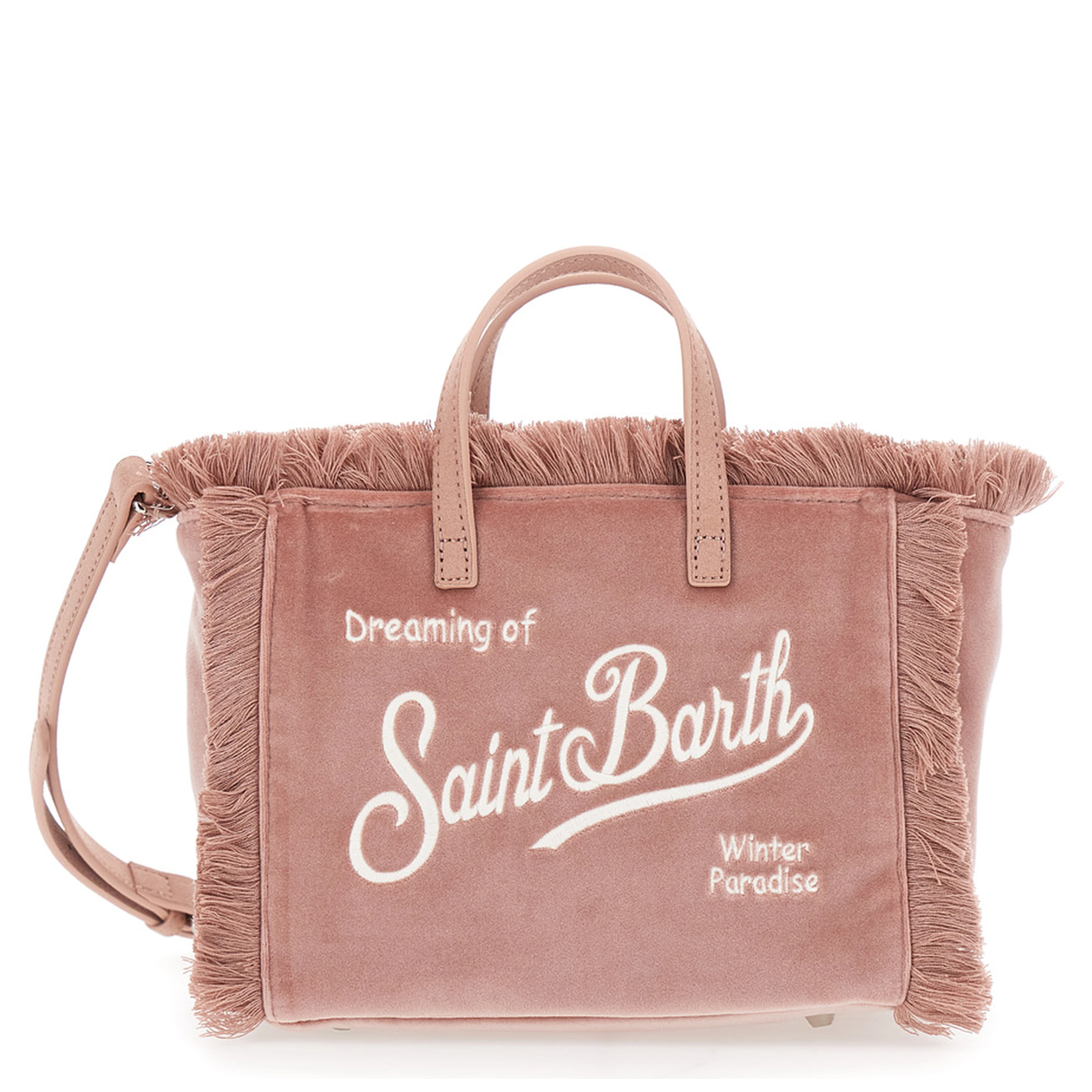 MC2 SAINT BARTH KIDS Vanity Mini Velvet in pink Tech Fabric for women
