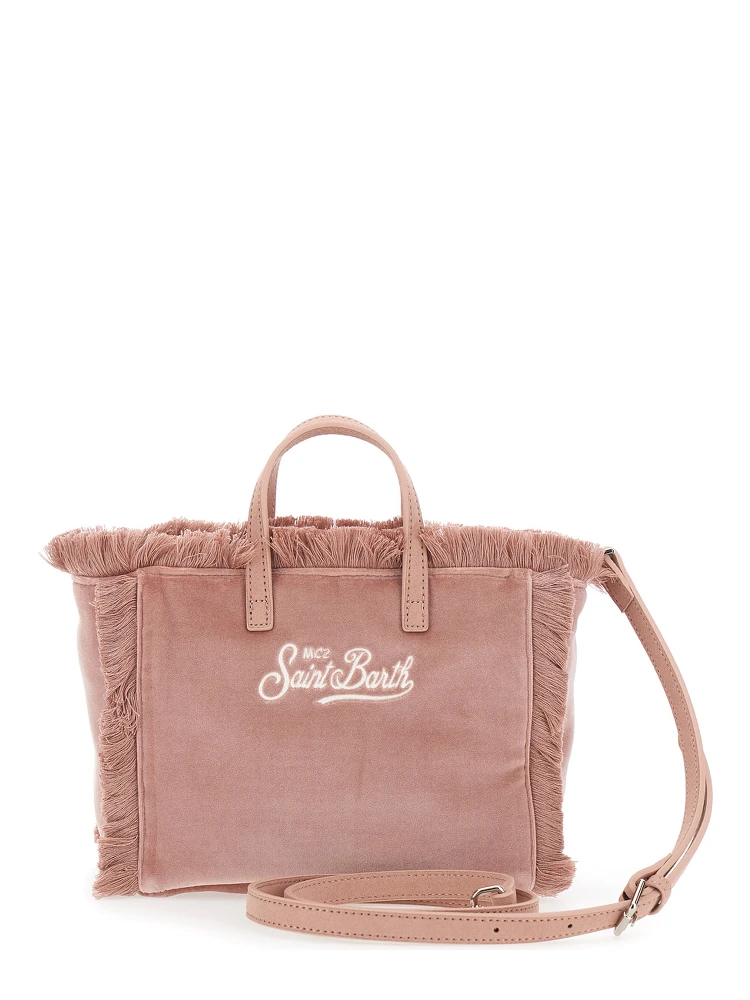 حقيبة MC2 SAINT BARTH KIDS Vanity Mini Velvet باللون الوردي من قماش Tech Fabric للنساء alternative