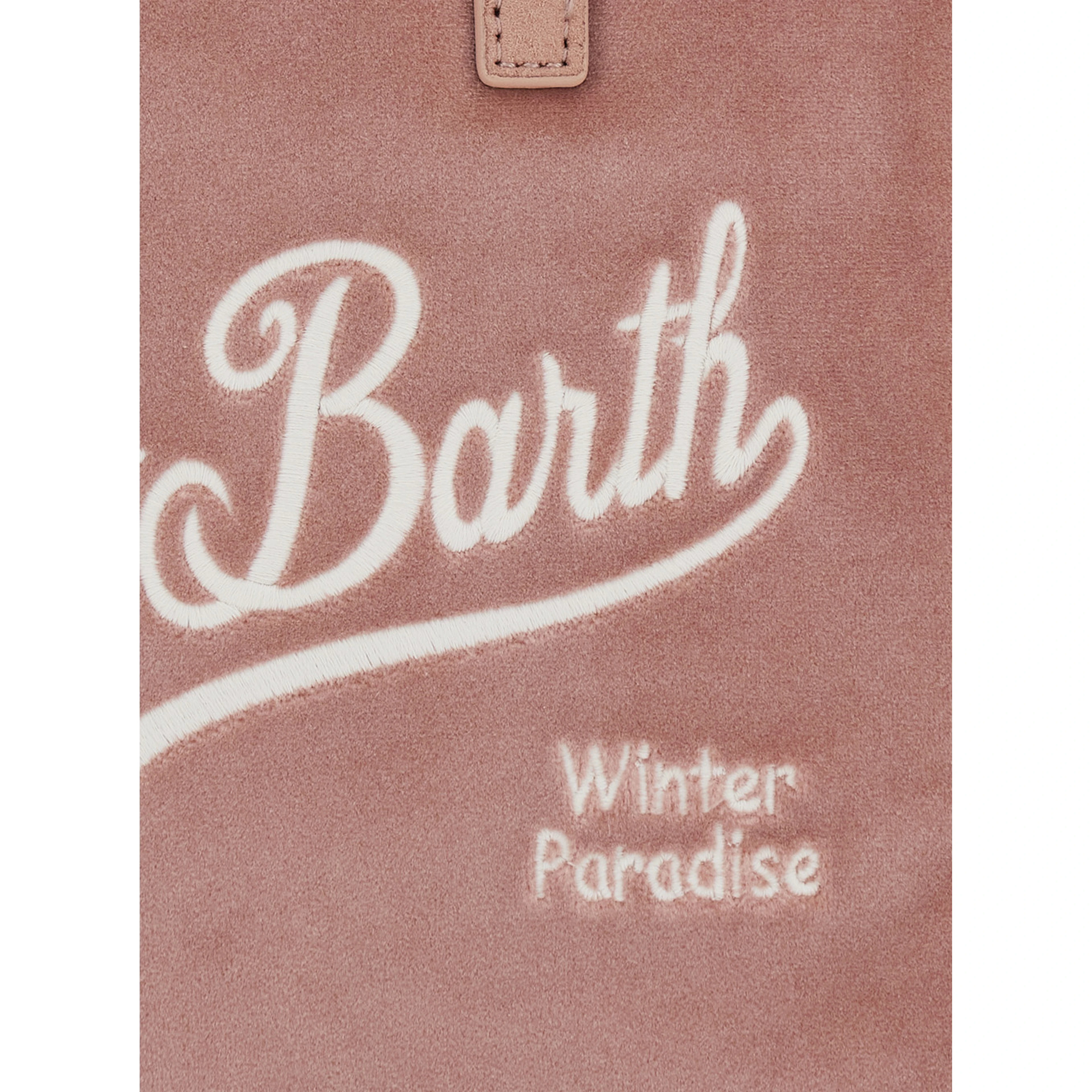 MC2 SAINT BARTH KIDS Vanity Mini Velvet in pink Tech Fabric for women