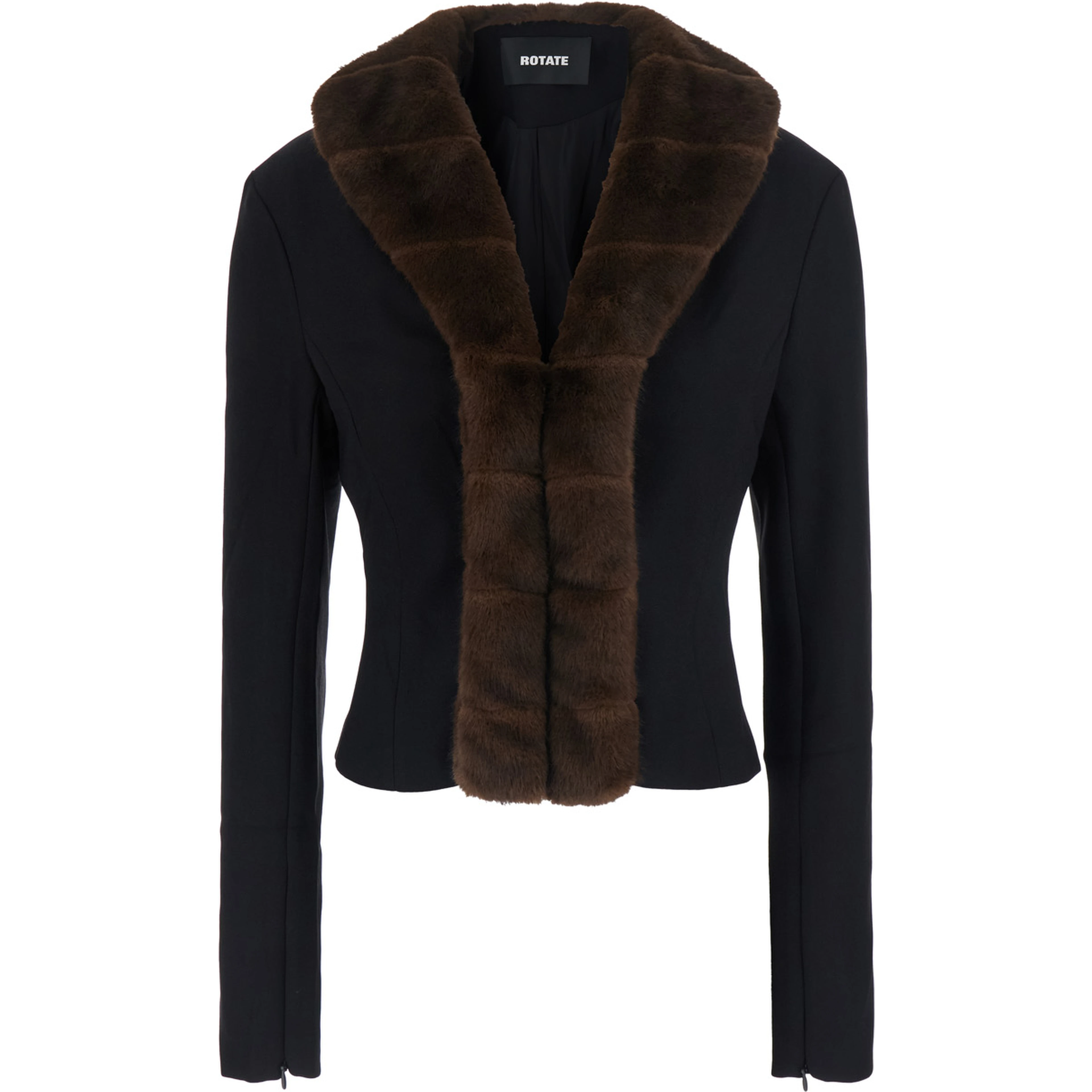 Jacket Lawrence with Tech Fabric details, black and unisex