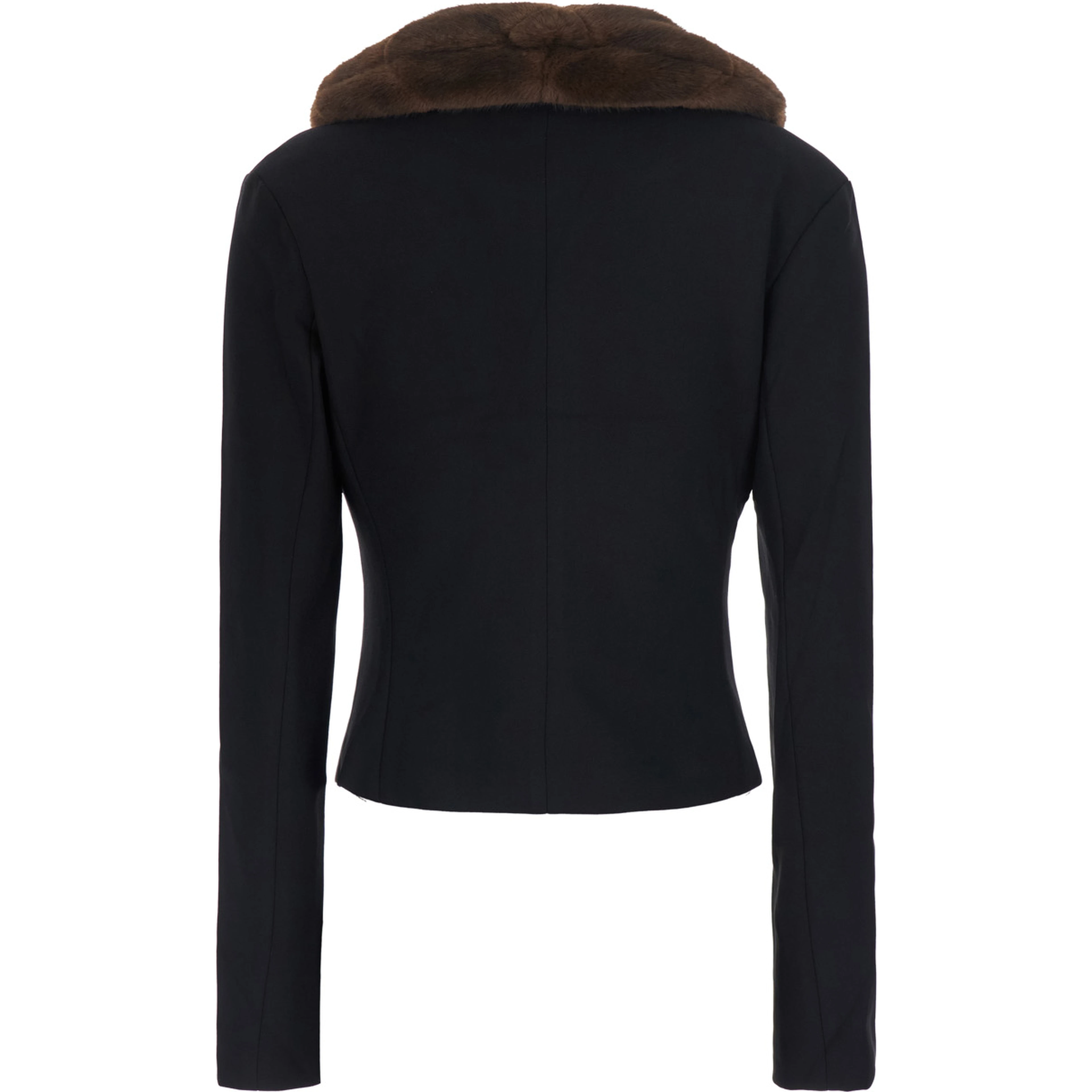 Jacket Lawrence with Tech Fabric details, black and unisex