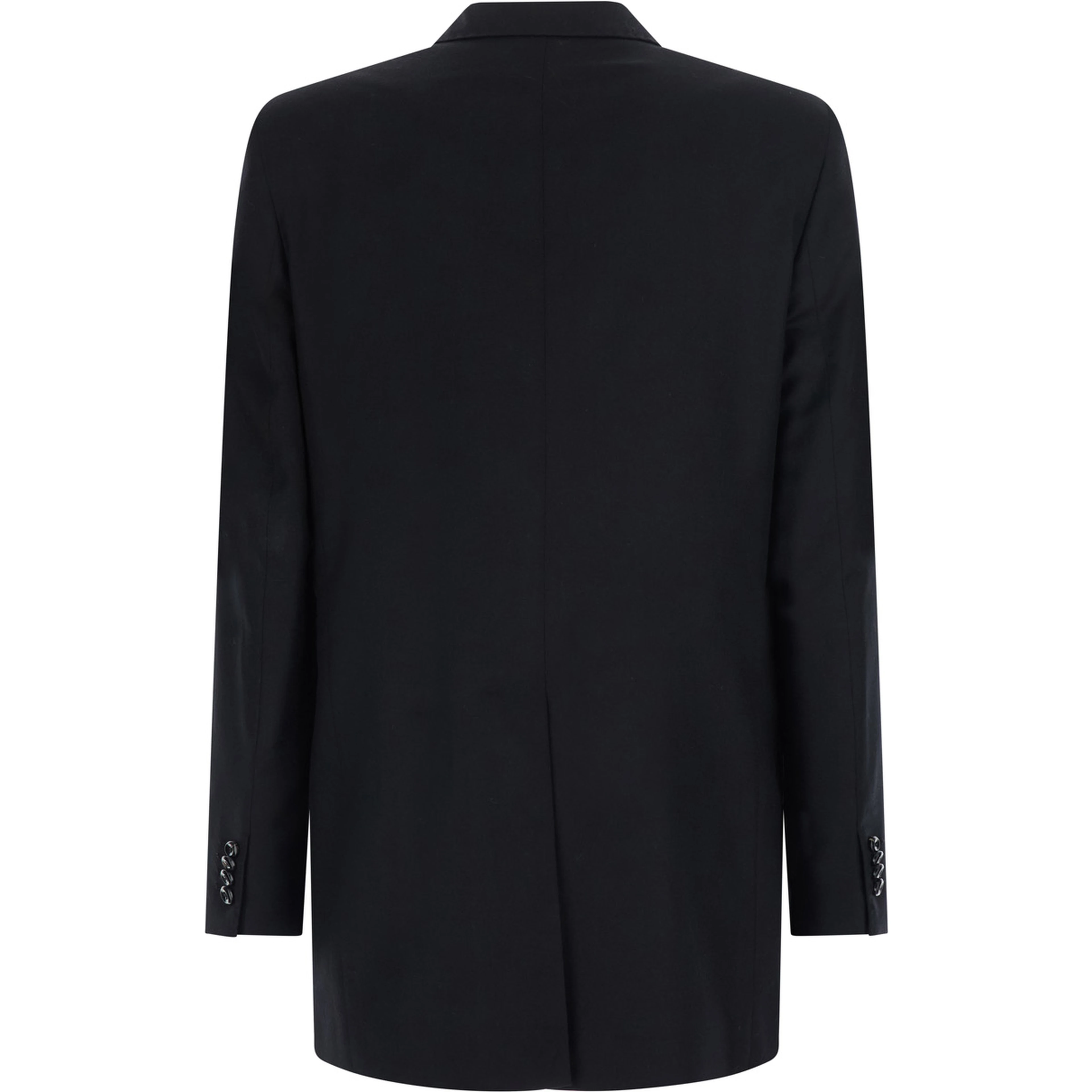Giacca con tessuto tecnico nero in Tessuto Tecnico nero da donna