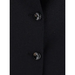 Giacca con tessuto tecnico nero in Tessuto Tecnico nero da donna
