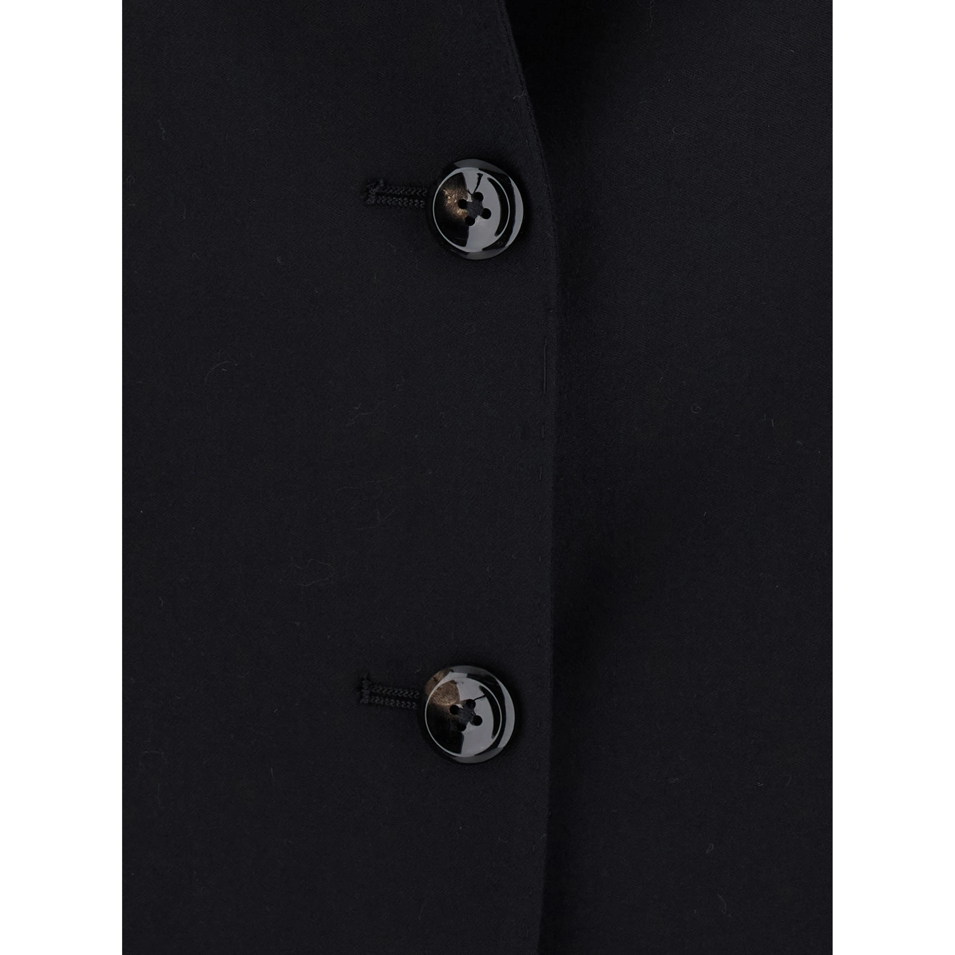 Giacca con tessuto tecnico nero in Tessuto Tecnico nero da donna