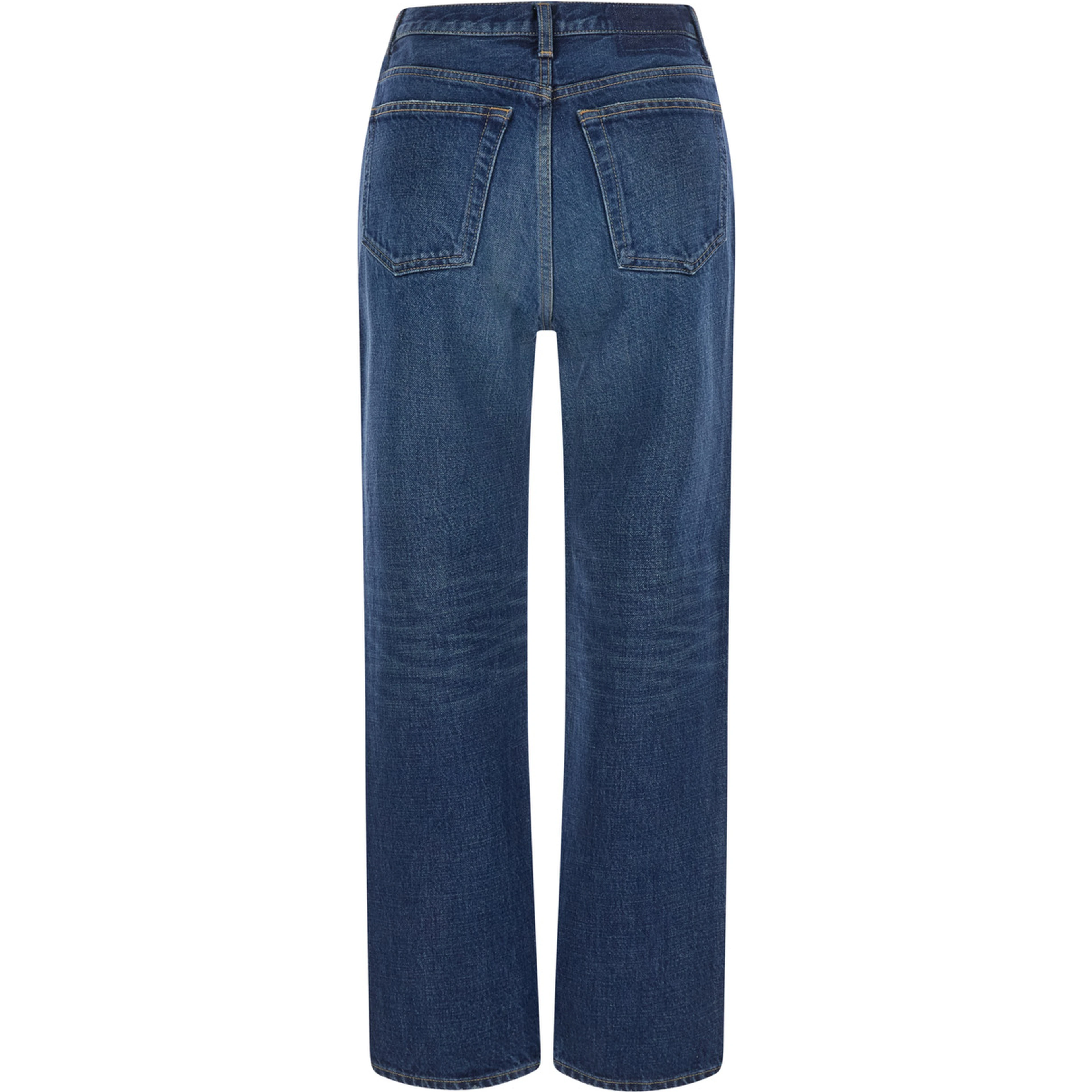 Classic slim jeans in 100% blue cotton for men