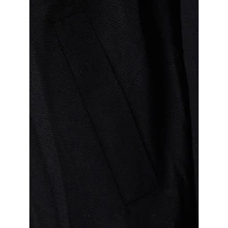 ROTATE Mens Jacket with Faux Fur Collar and Black Tech Fabric