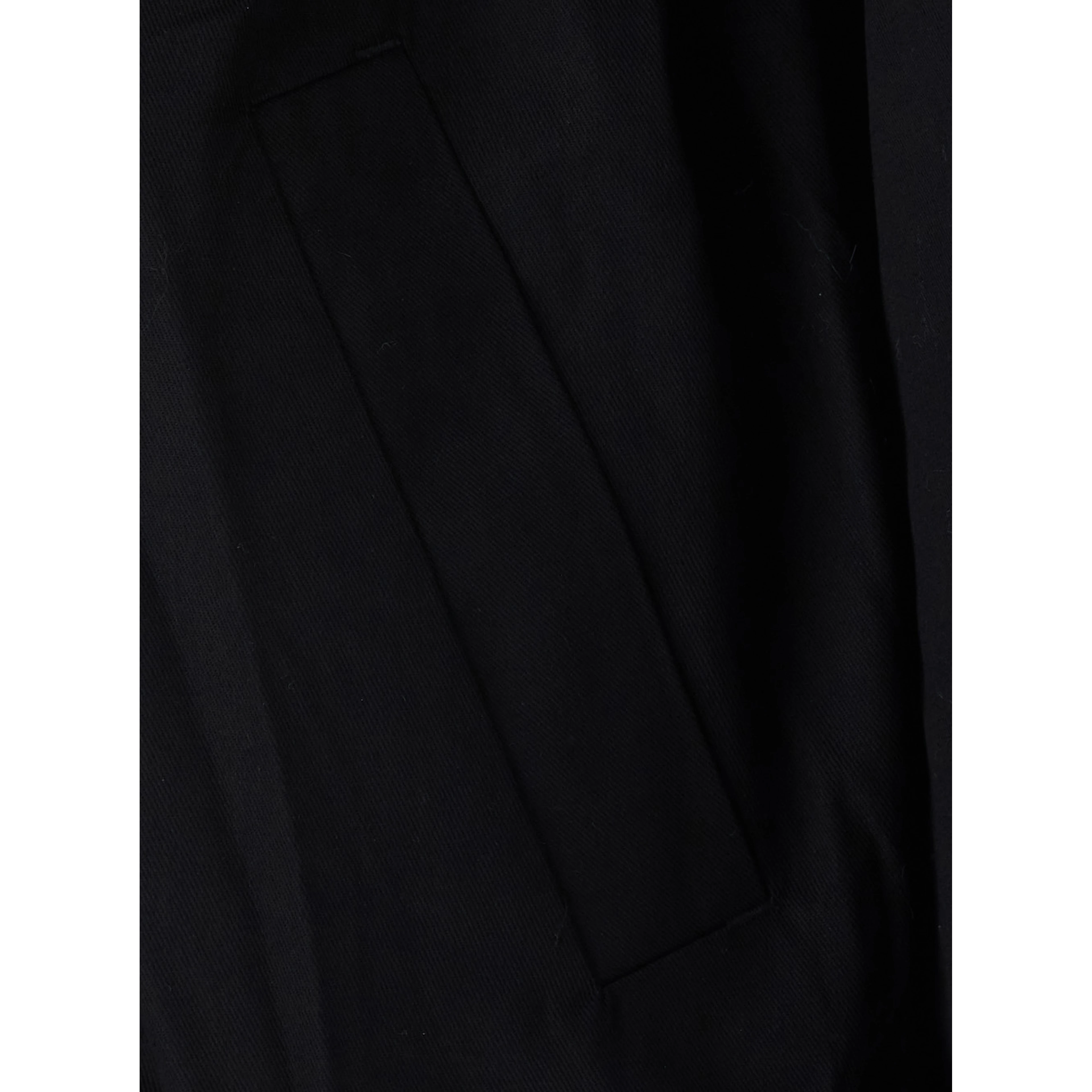 ROTATE Mens Jacket with Faux Fur Collar and Black Tech Fabric