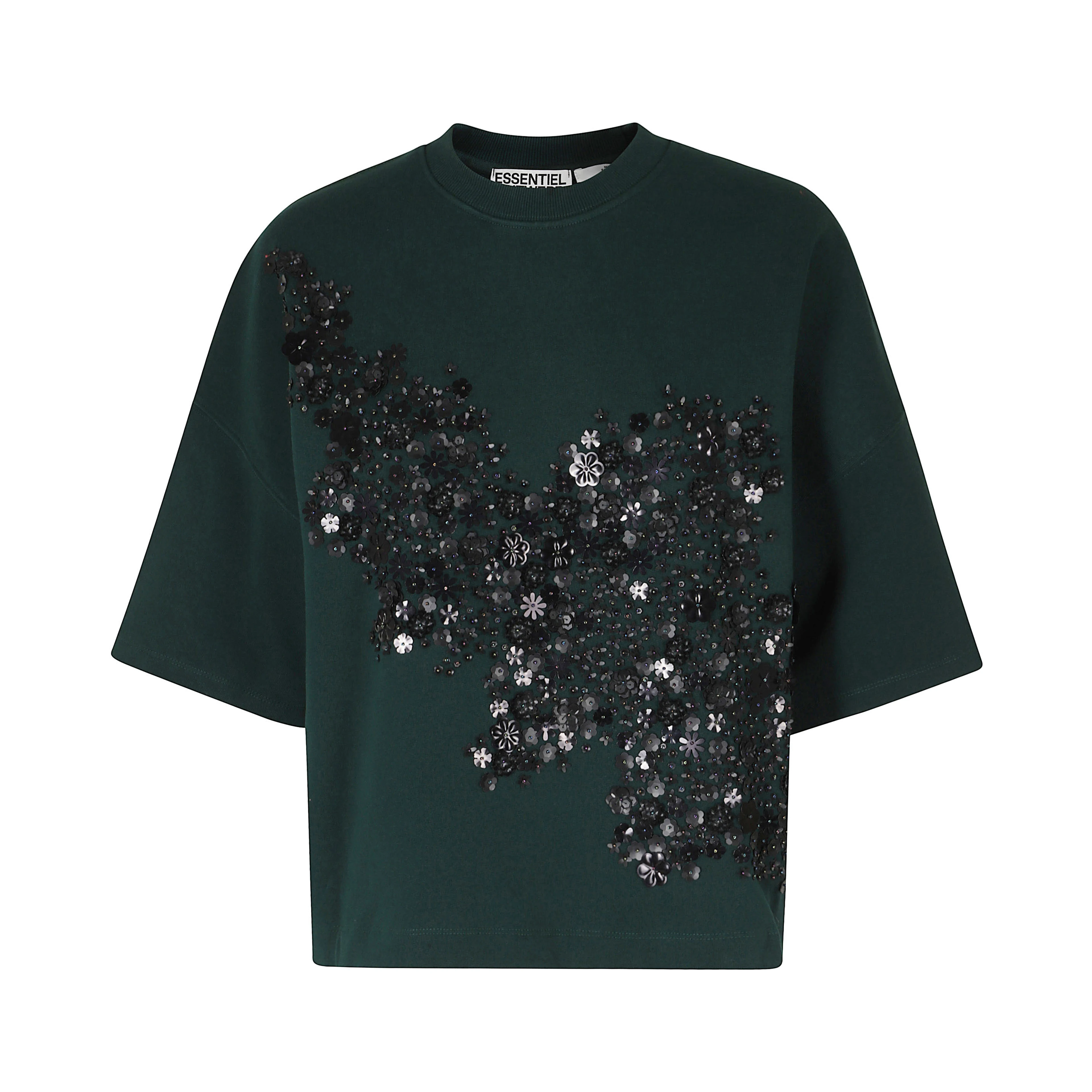 SHORT SLEEVE SWEATSHIRT