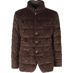 DOWN JACKET VELLUTO 1000 RIGHE
