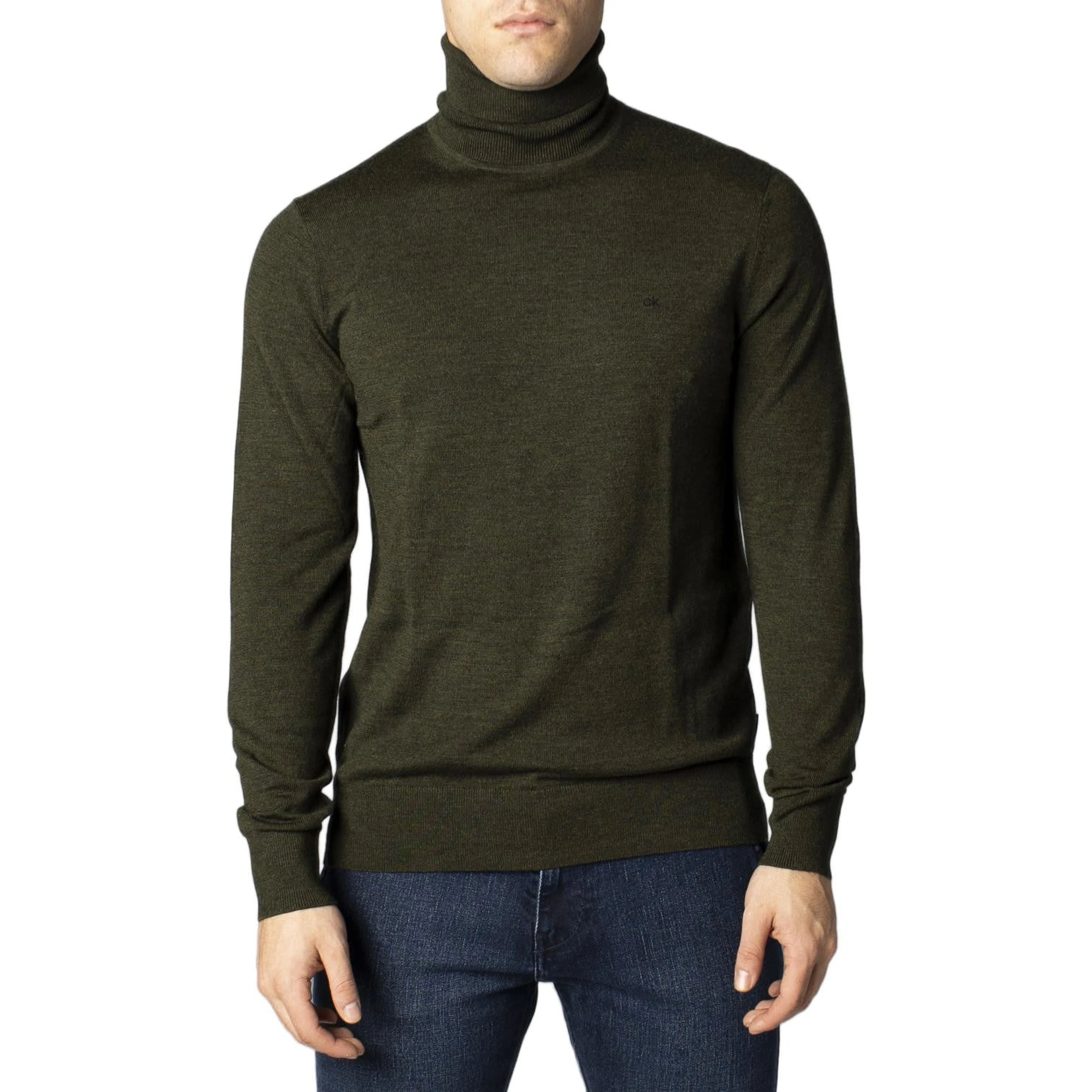 Bicolor Cotton Turtleneck