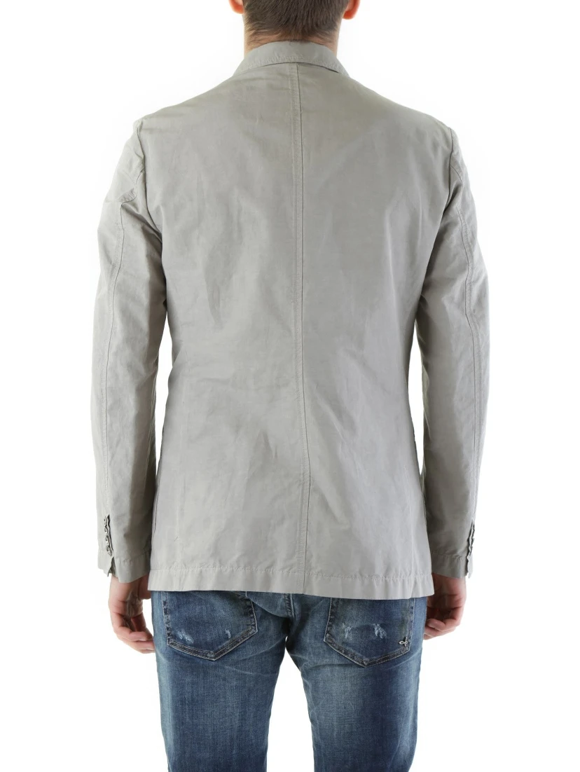 Gray Polyester Blazer