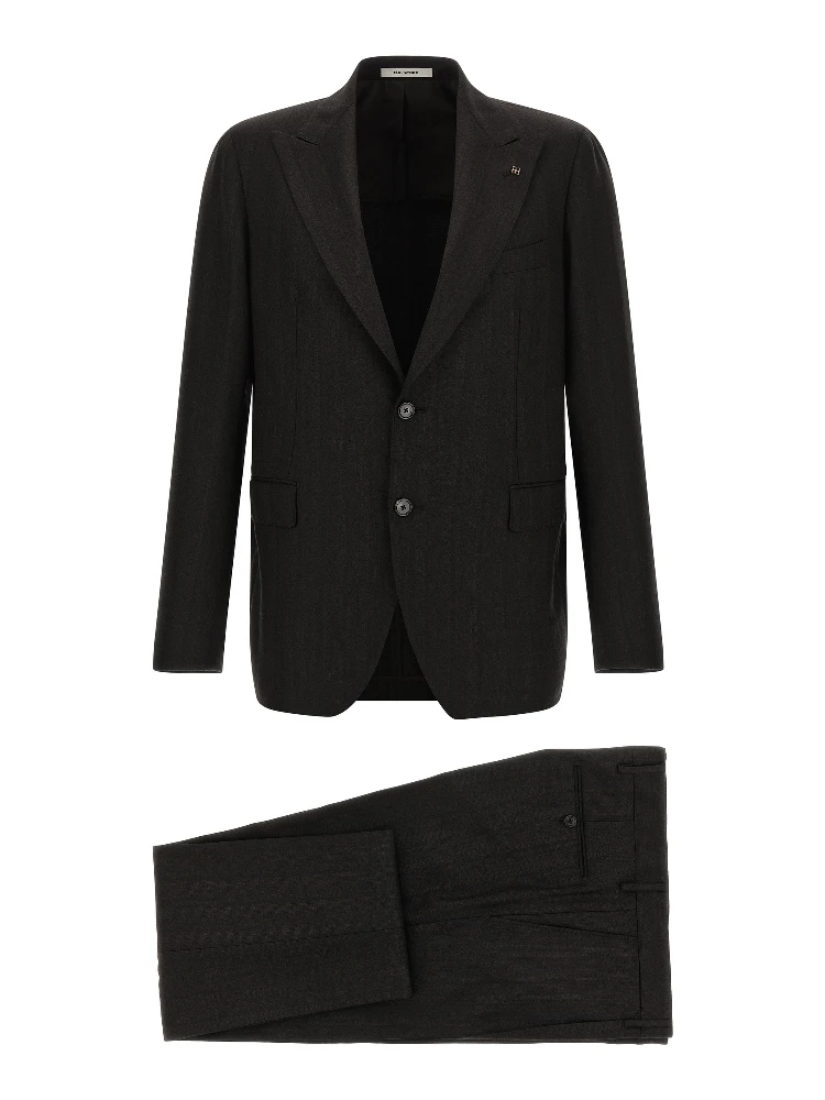 Gray Wool Two-Piece Suit